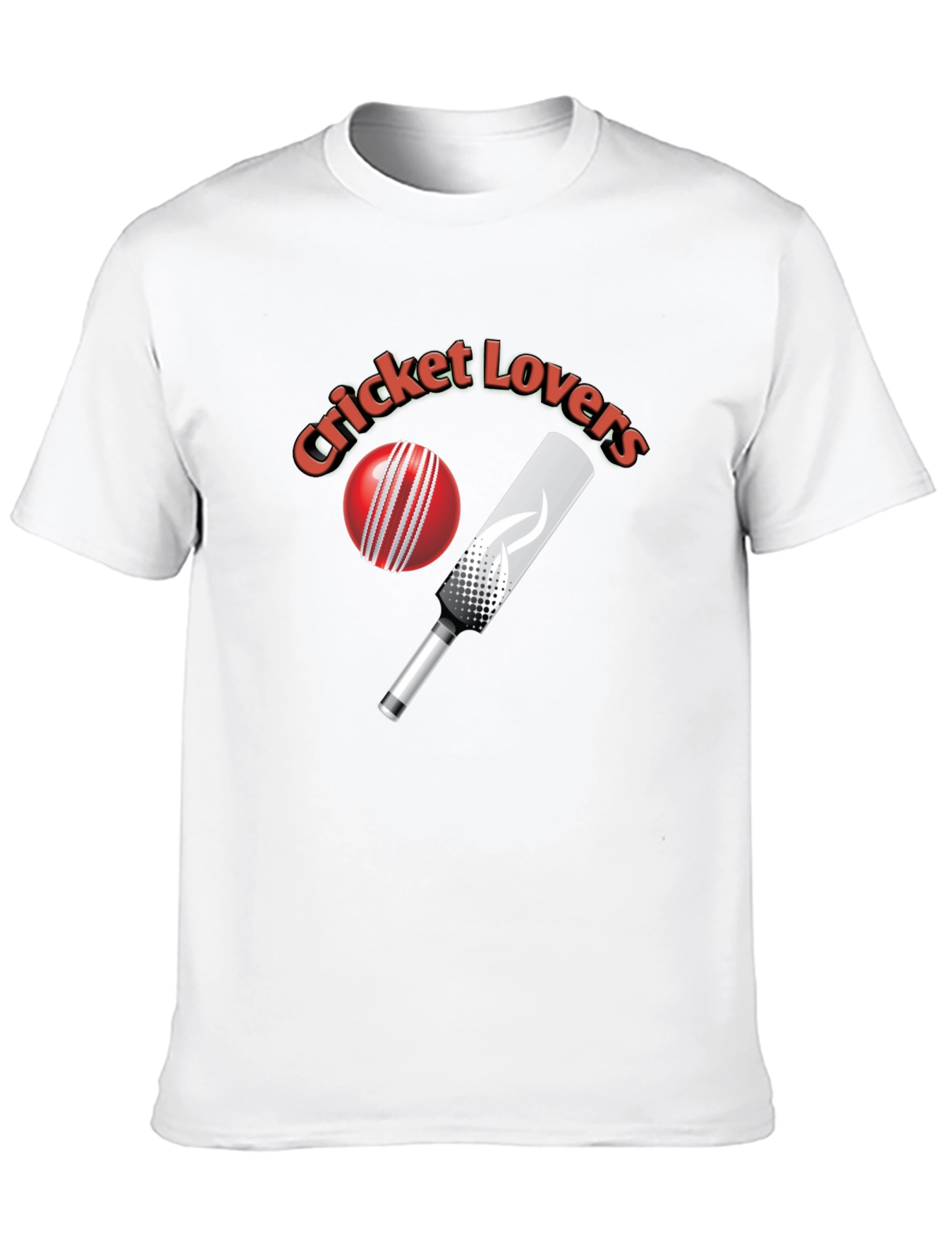 Cricket Lovers Black T-Shirt