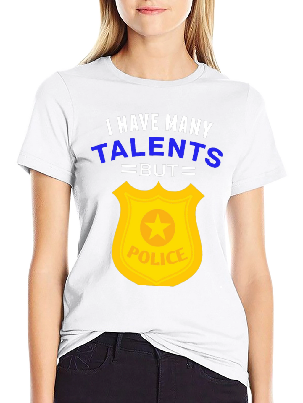 Funny Police Officer T-Shirt - Many Talents