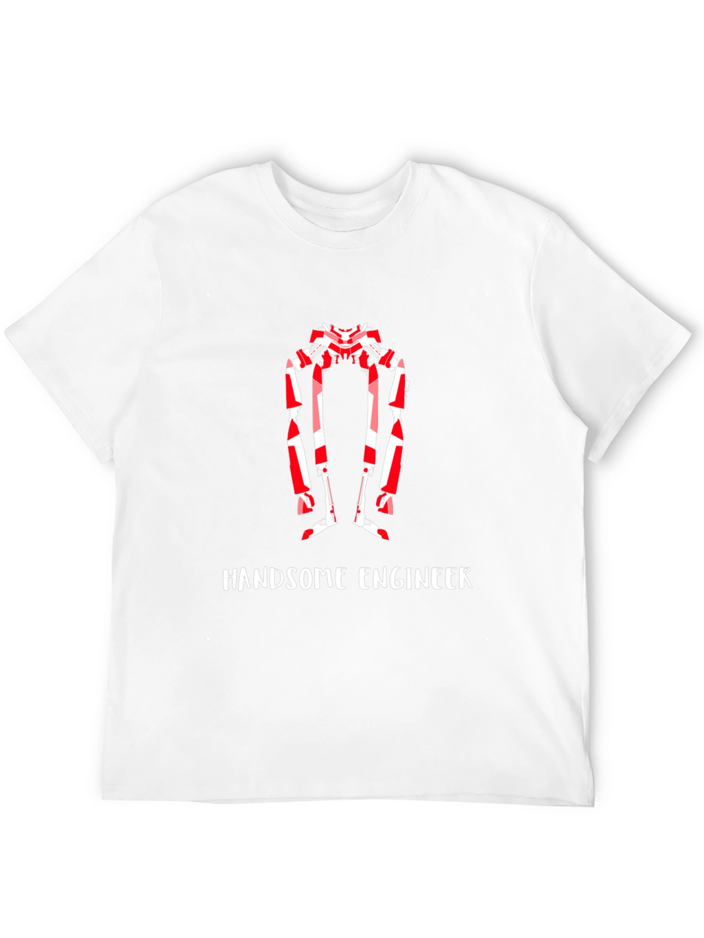 Handsome Engineer Graphic Tee - Black Crew Neck