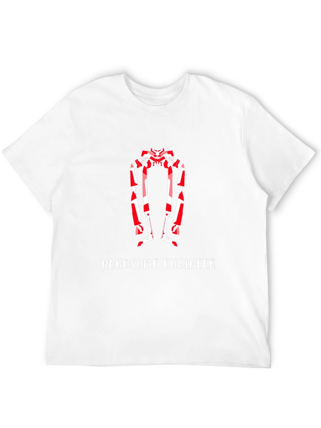 Handsome Engineer Graphic Tee - Black Crew Neck
