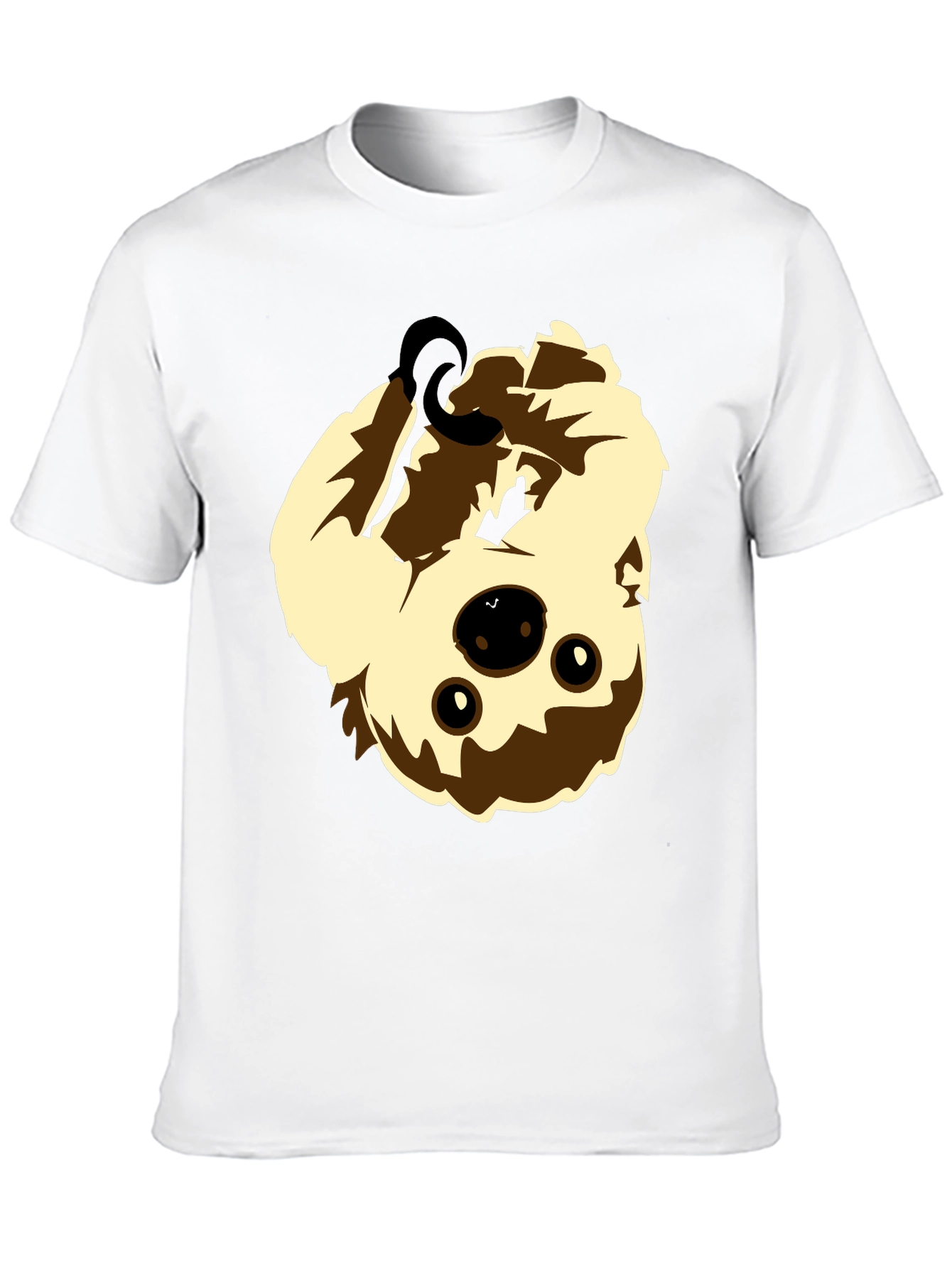 Upside Down Sloth Graphic Tee - Black Cotton Shirt