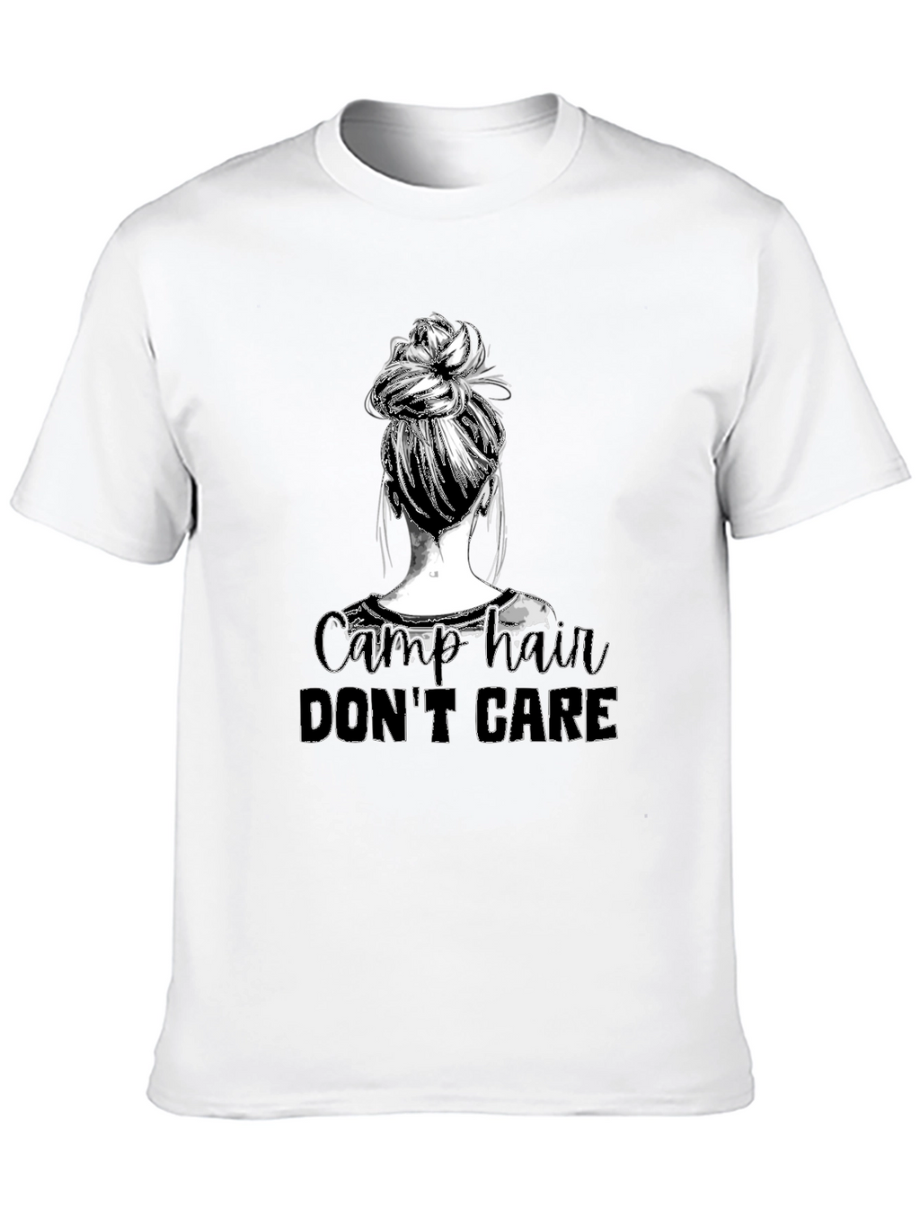 Camp Hair Dont Care Graphic Tee
