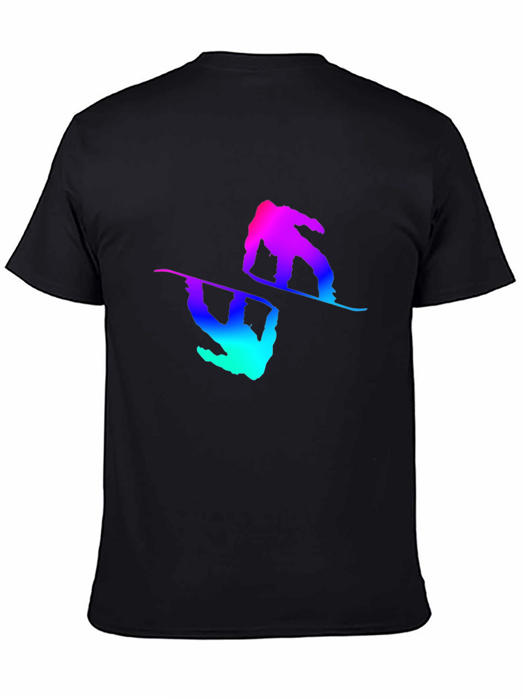 Snowboarder Graphic Tee - Black T-Shirt