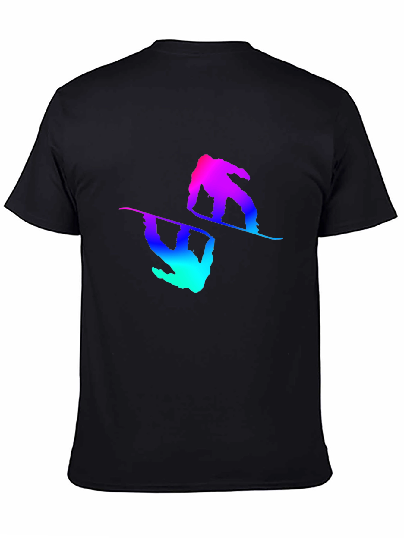 Snowboarder Graphic Tee - Black T-Shirt