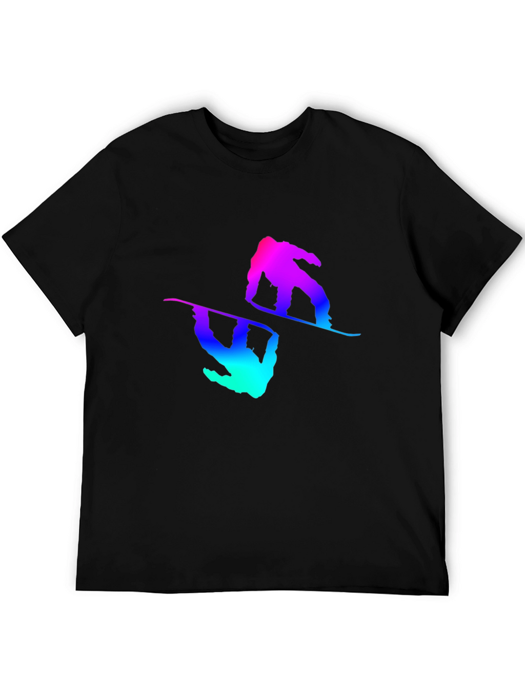 Snowboarder Graphic Tee - Black T-Shirt