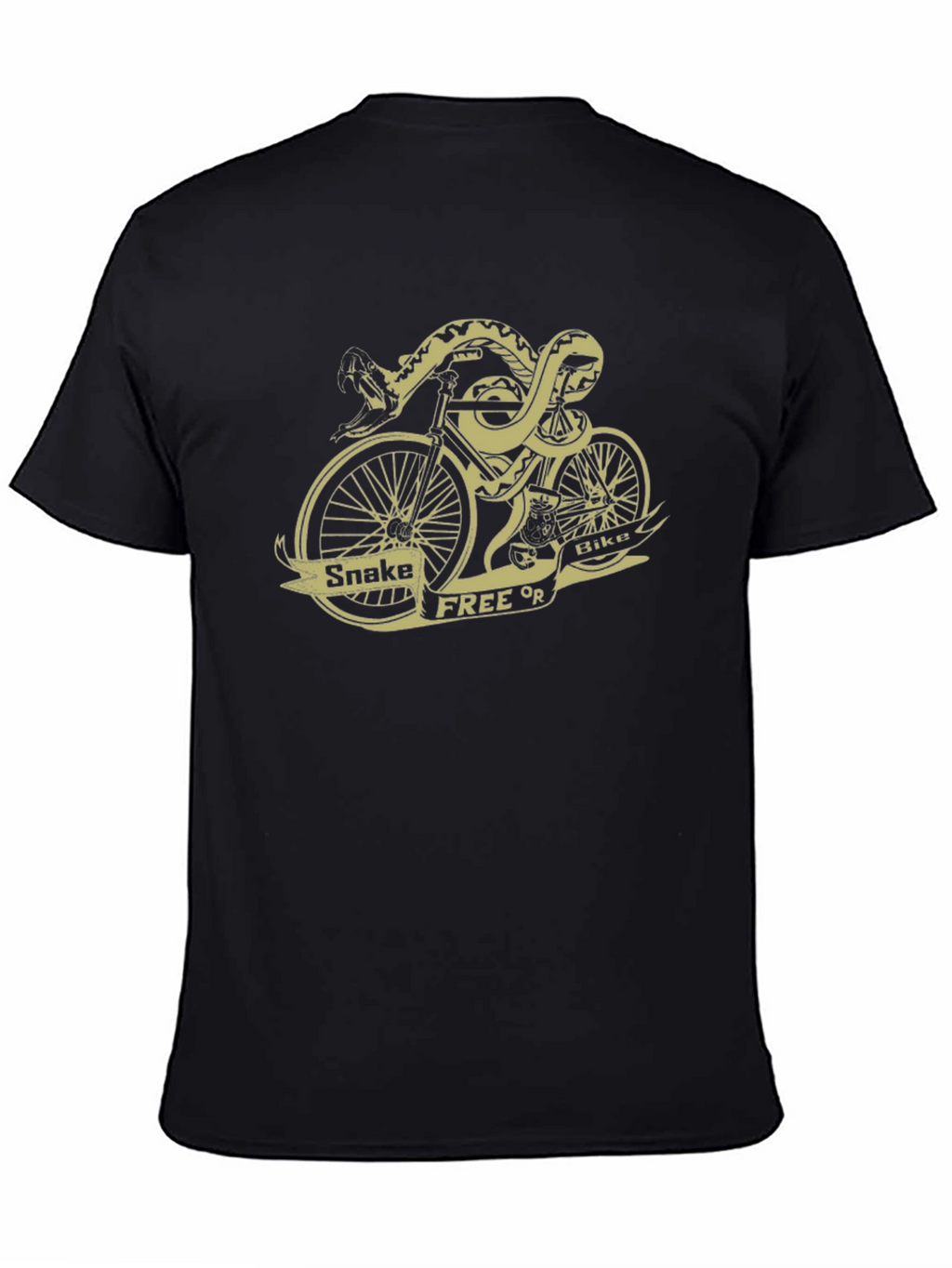 Snake Free or Bikes Graphic T-Shirt