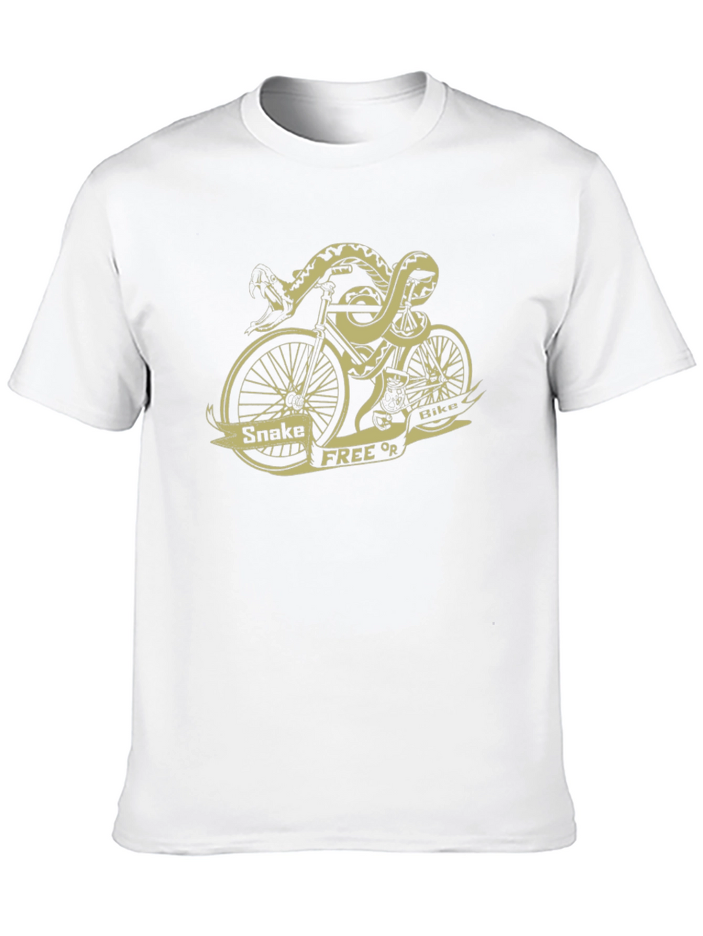 Snake Free or Bikes Graphic T-Shirt