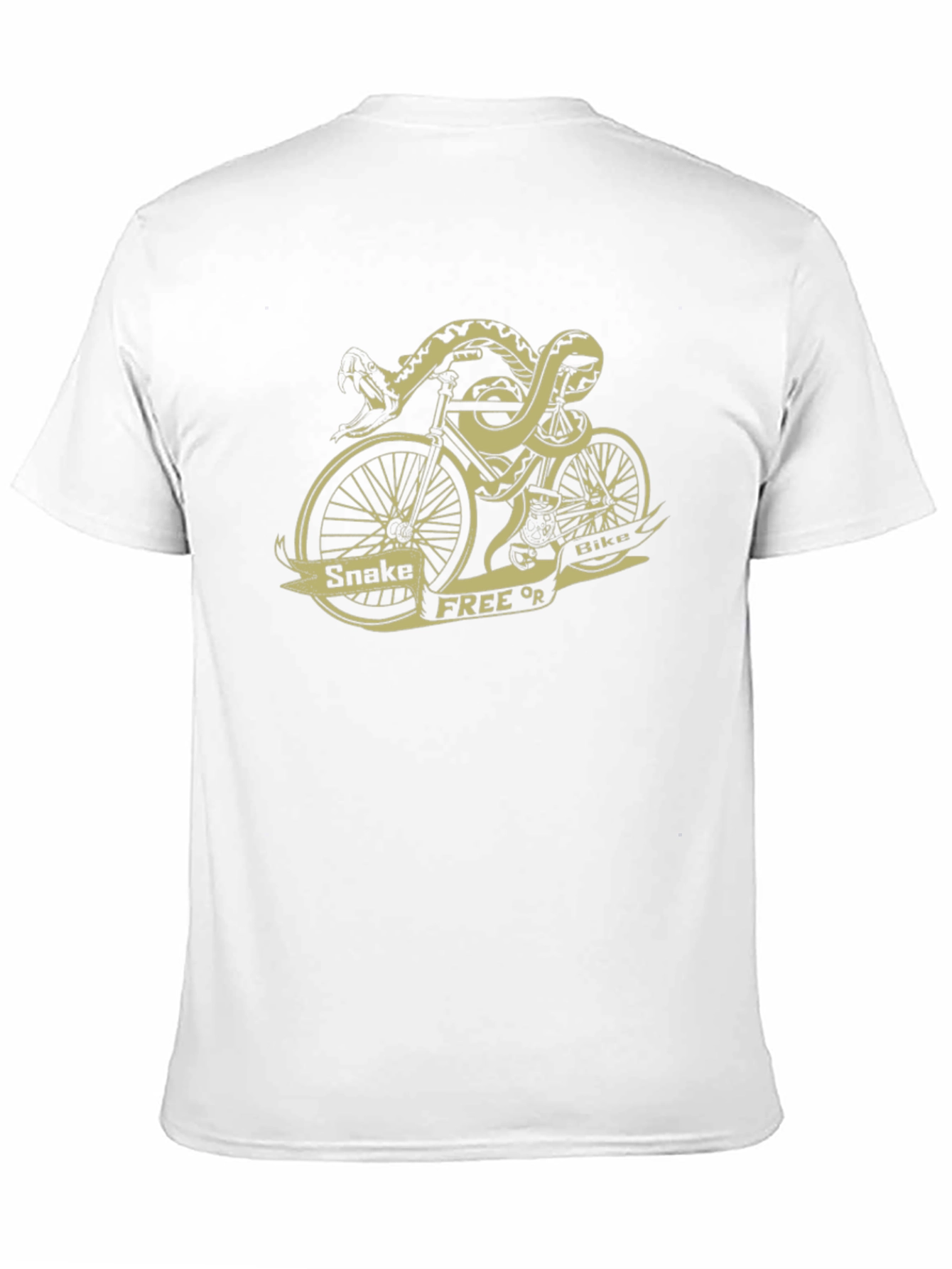 Snake Free or Bikes Graphic T-Shirt