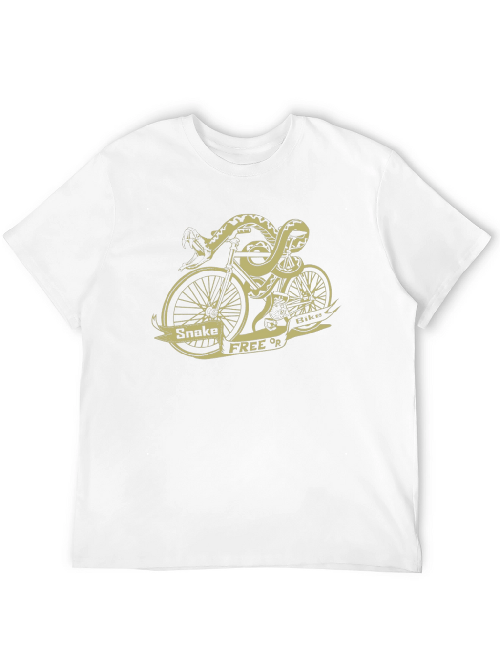 Snake Free or Bikes Graphic T-Shirt