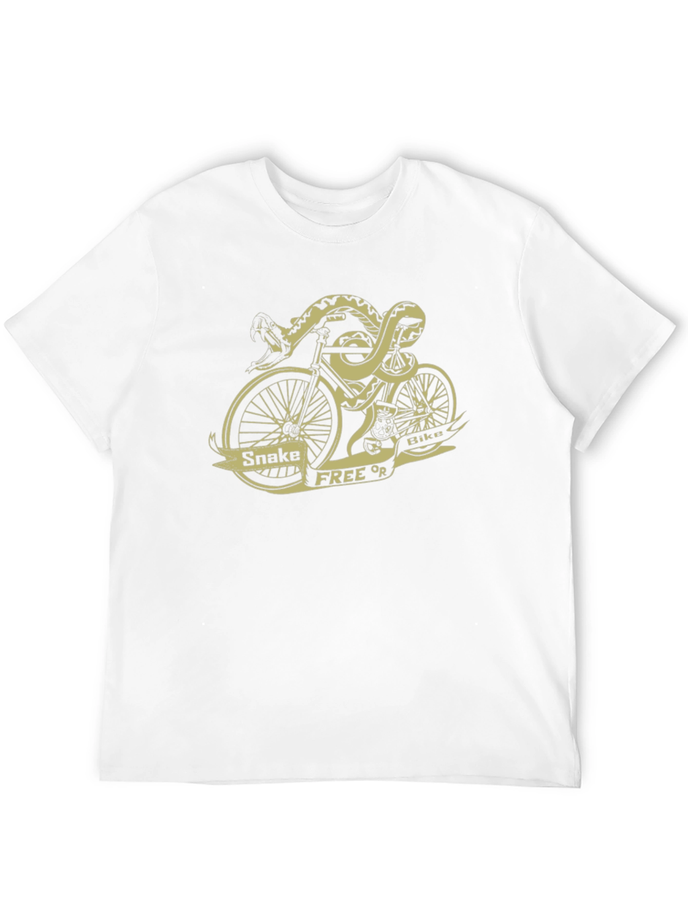 Snake Free or Bikes Graphic T-Shirt