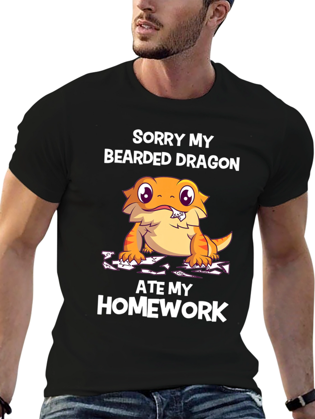 Bearded Dragon Ate My Homework T-Shirt