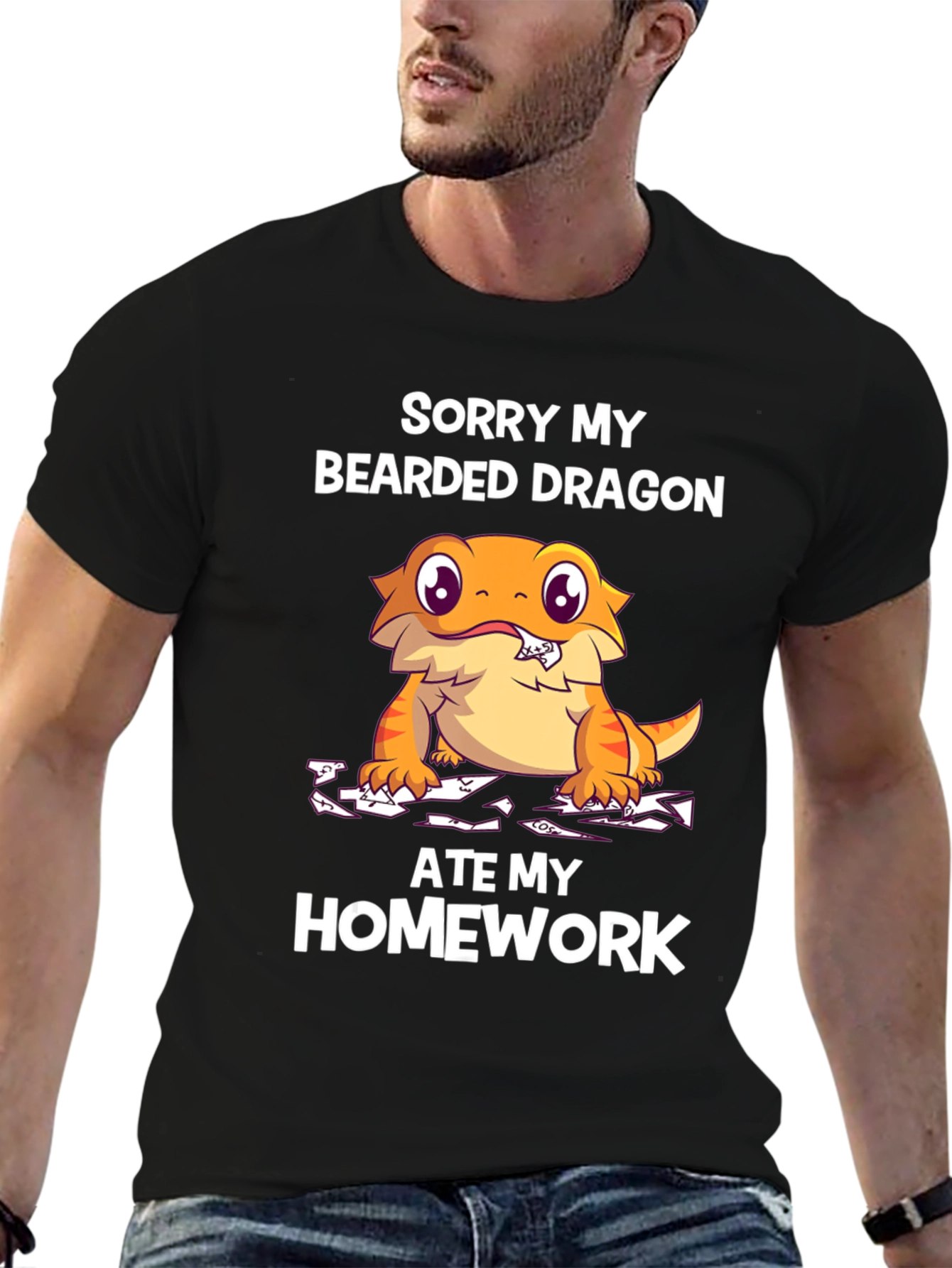 Bearded Dragon Ate My Homework T-Shirt