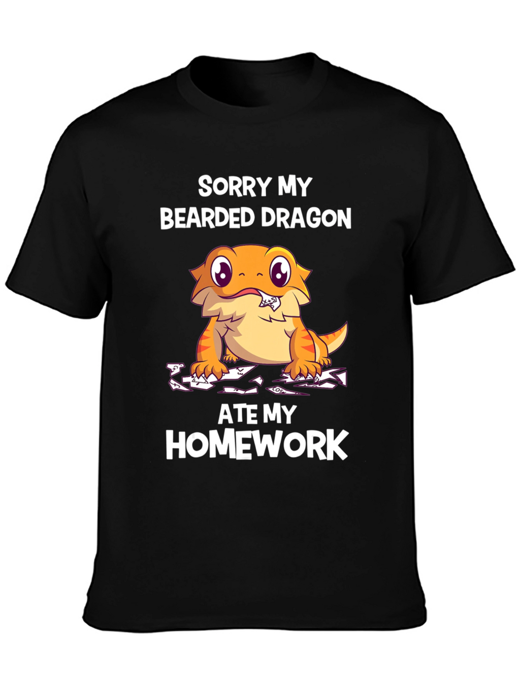 Bearded Dragon Ate My Homework T-Shirt
