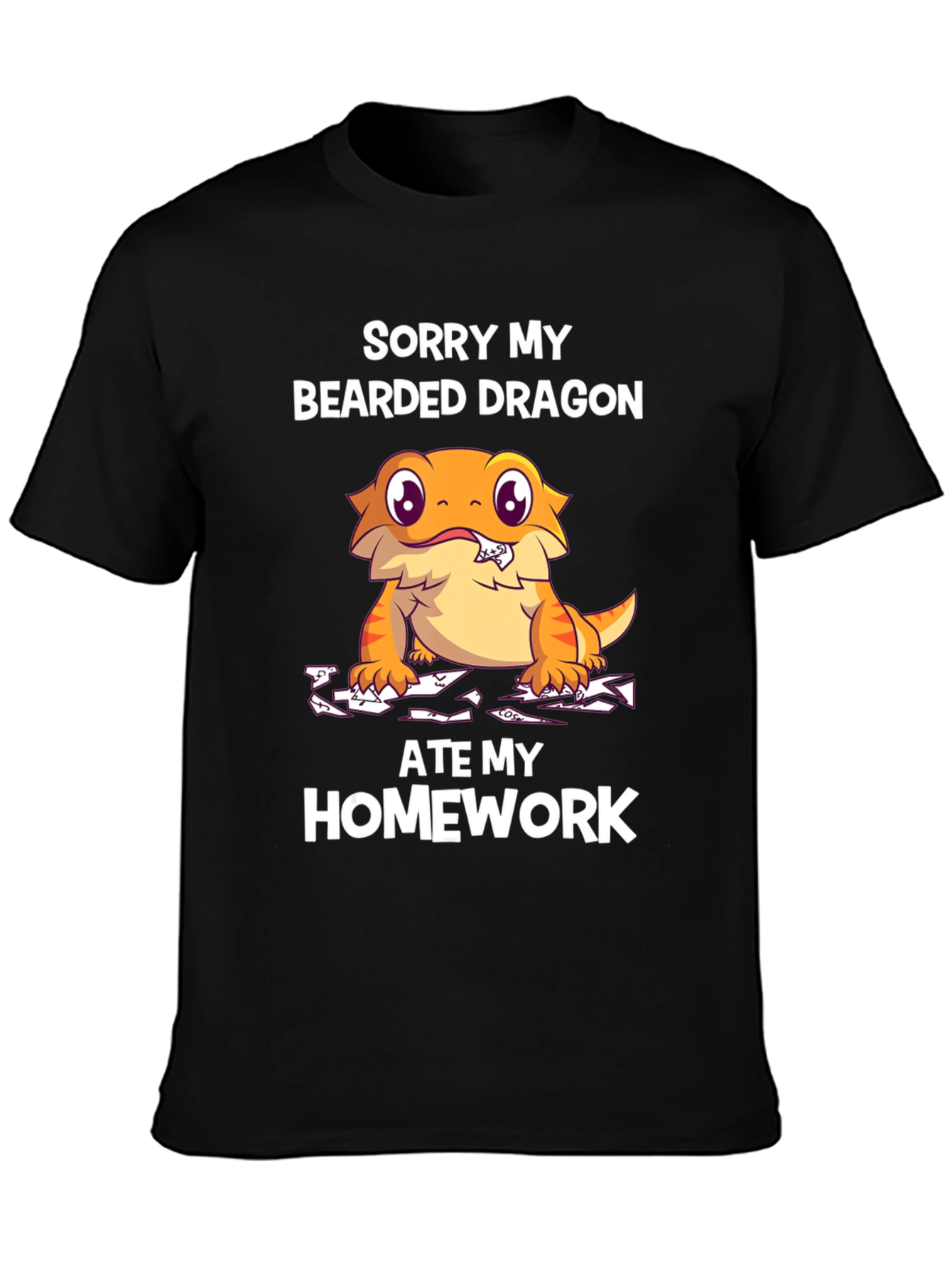 Bearded Dragon Ate My Homework T-Shirt