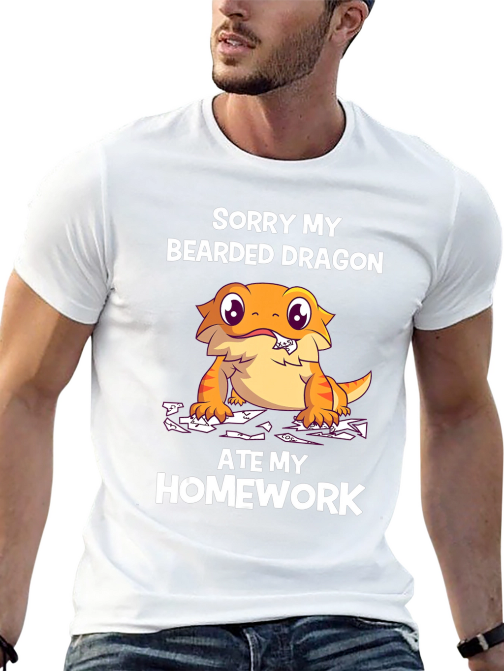 Bearded Dragon Ate My Homework T-Shirt
