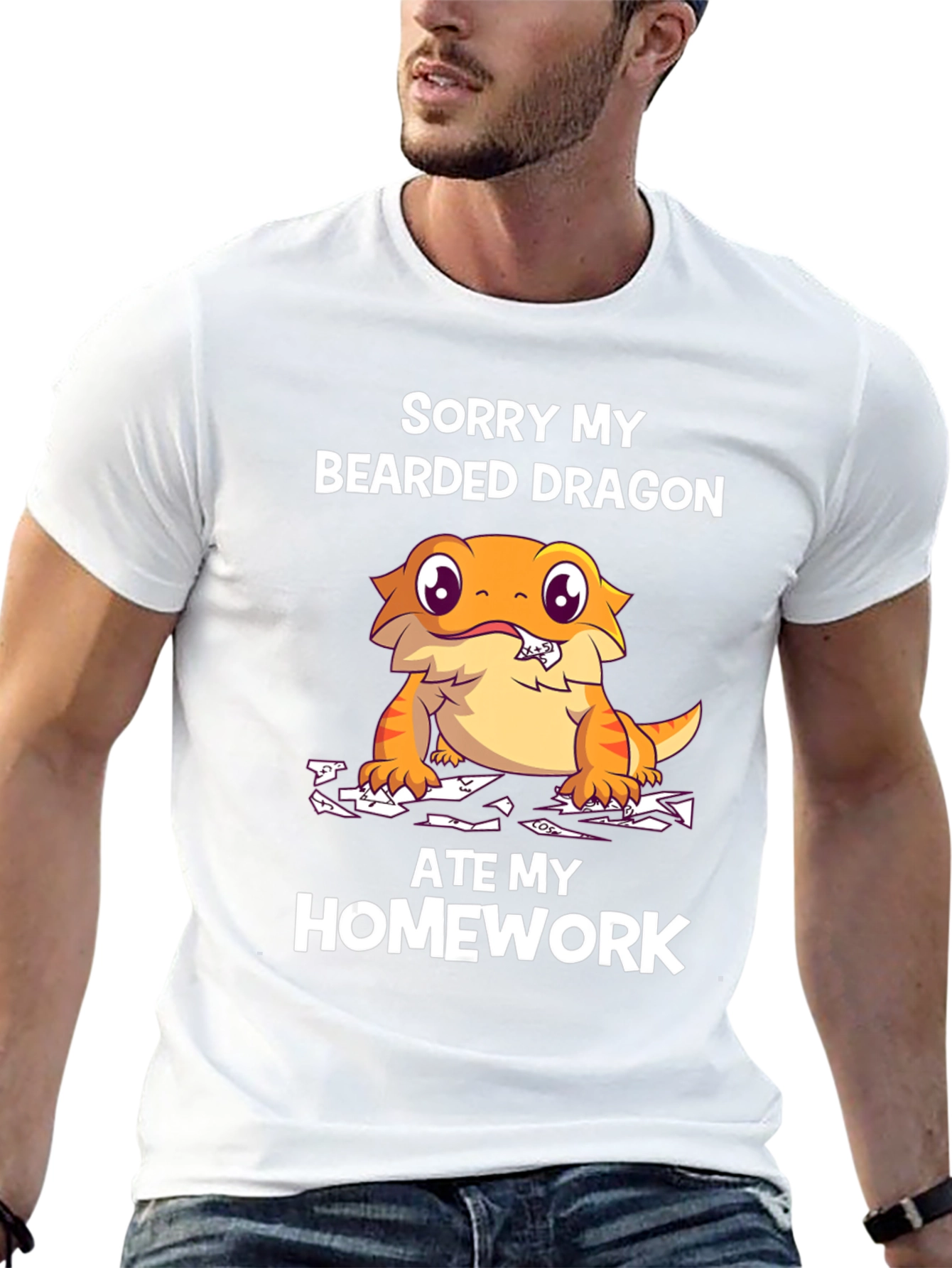 Bearded Dragon Ate My Homework T-Shirt