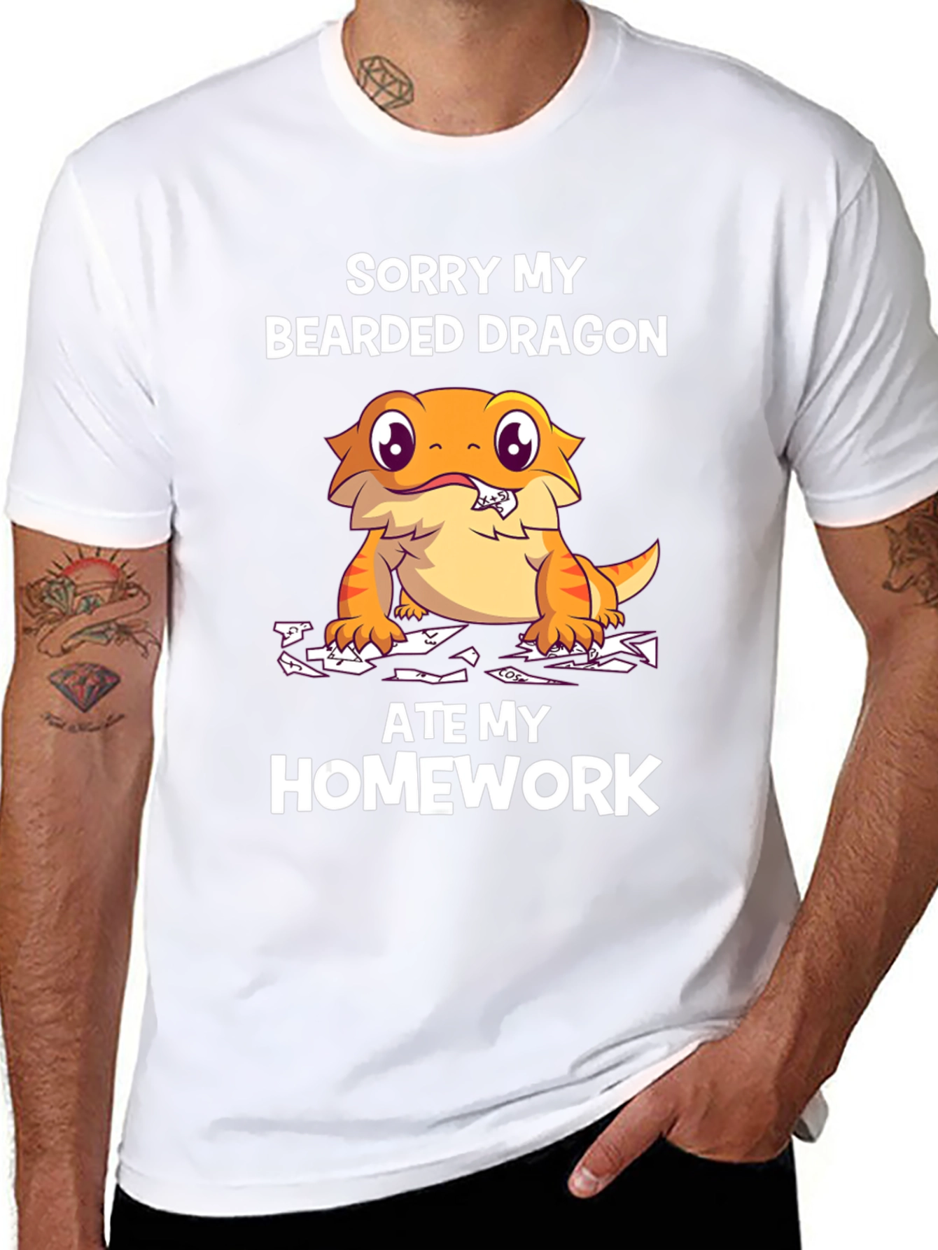 Bearded Dragon Ate My Homework T-Shirt
