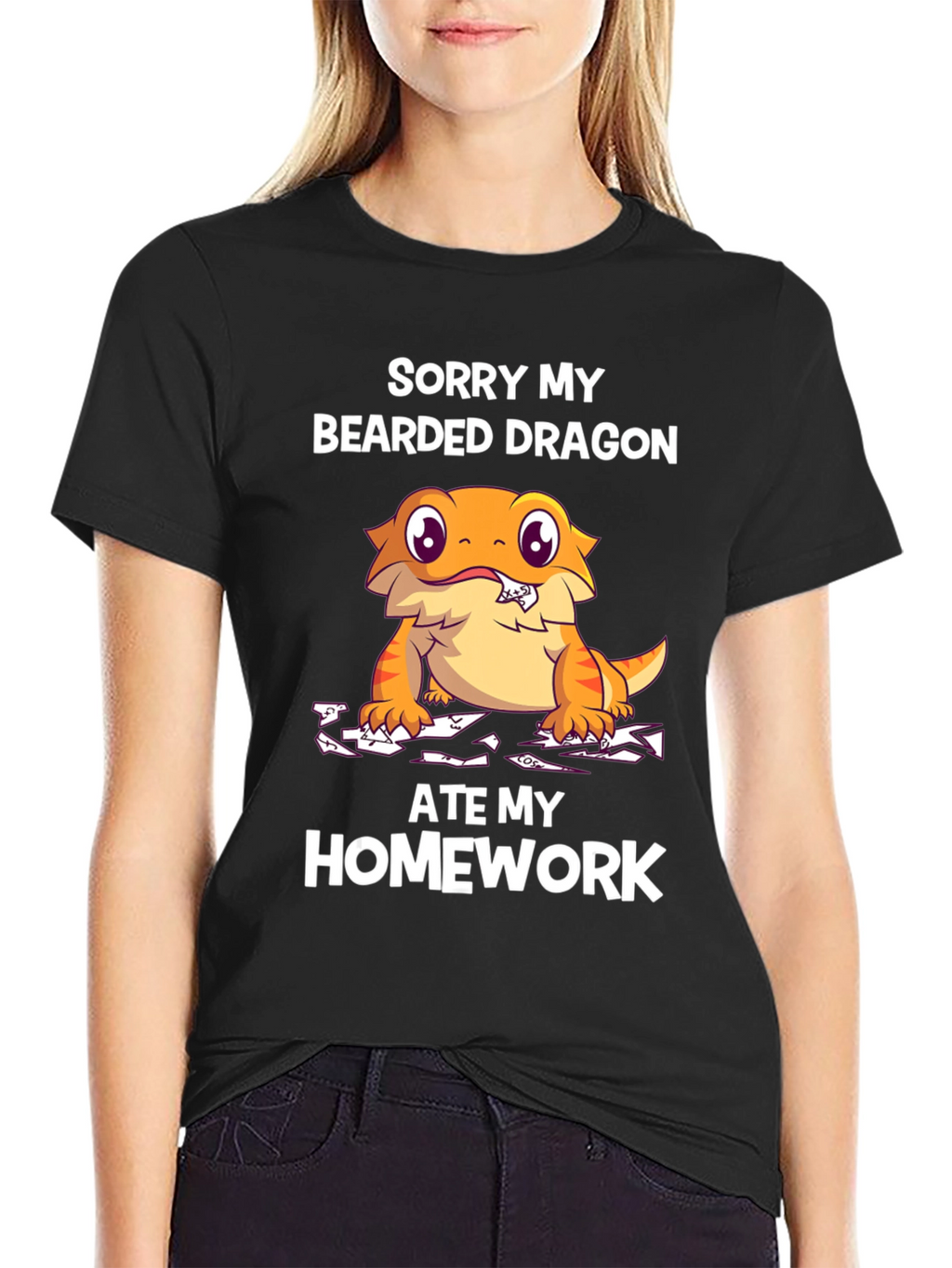 Bearded Dragon Ate My Homework T-Shirt
