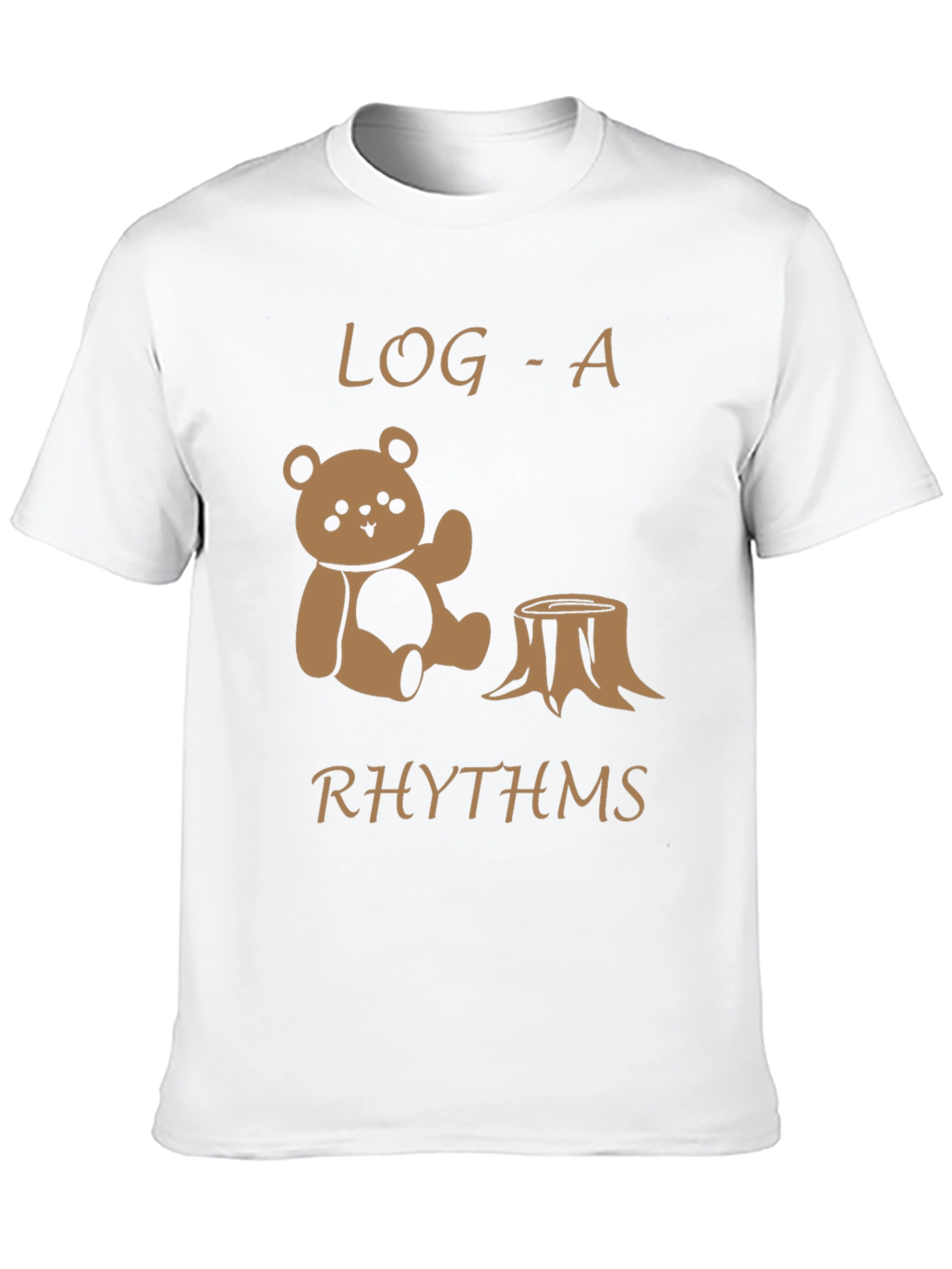 Log-a-Rhythms Black Graphic Tee
