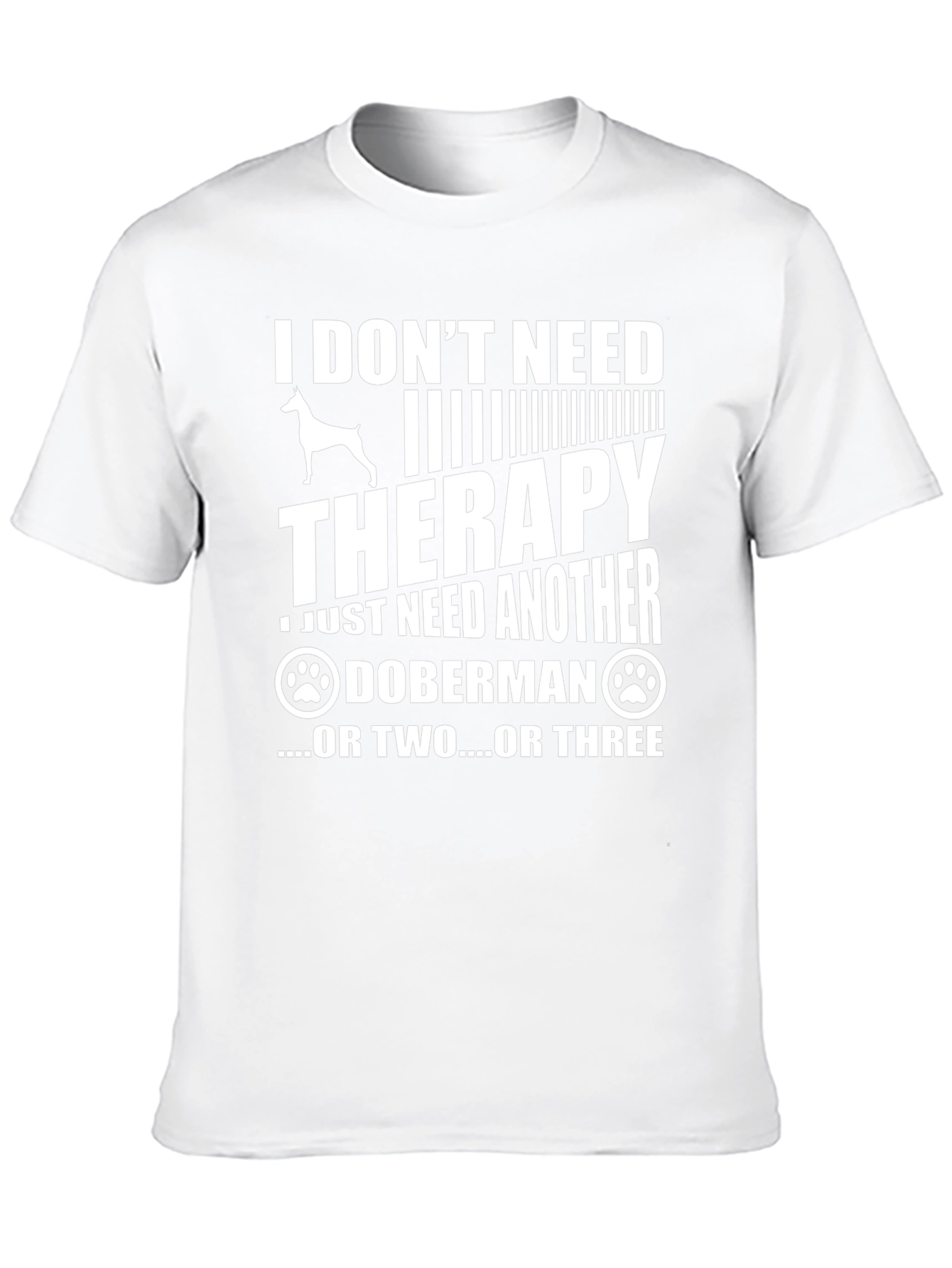 Doberman Therapy T-Shirt - Dog Lover Tee