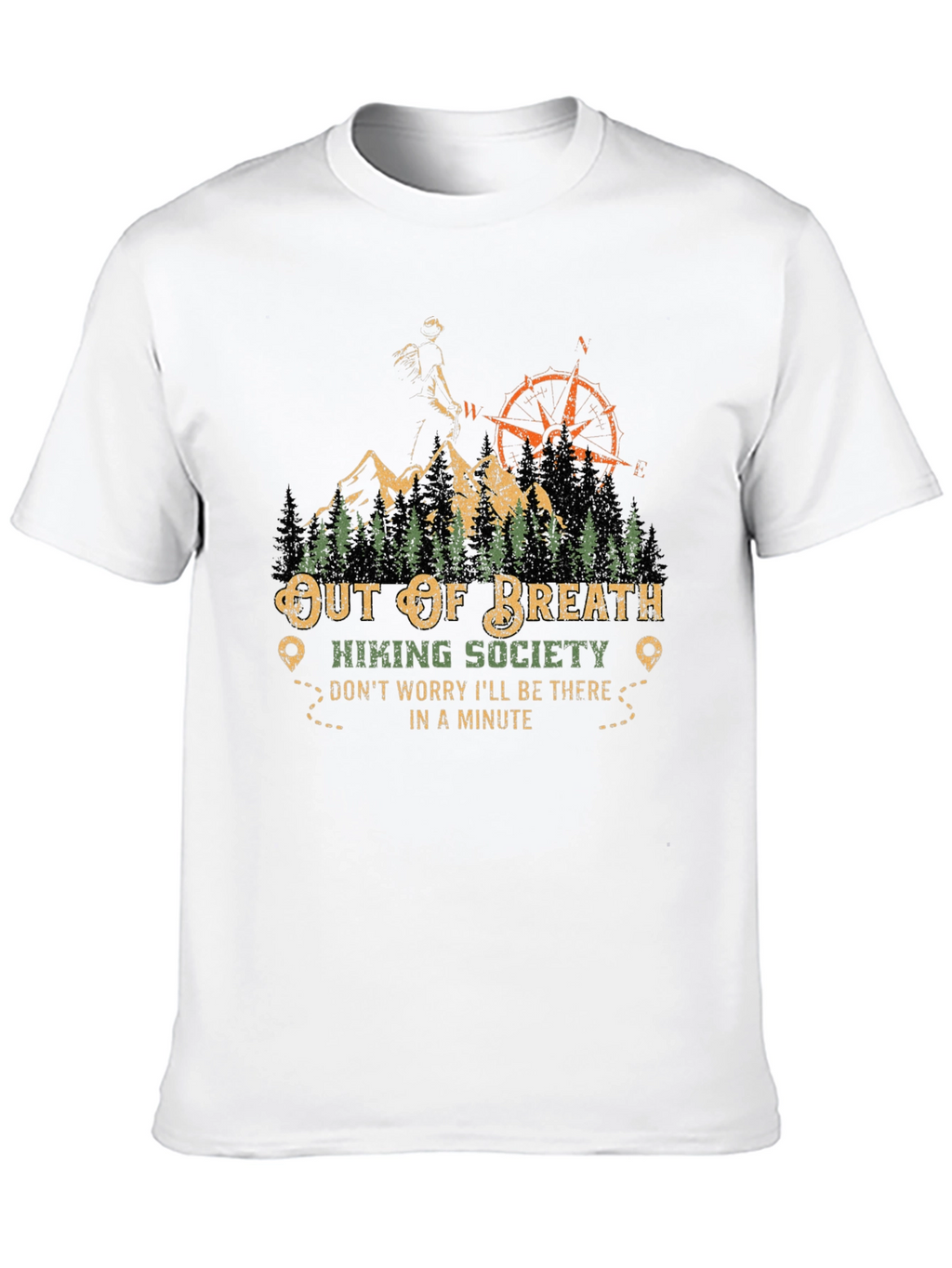 Out of Breath Hiking Society Graphic Tee