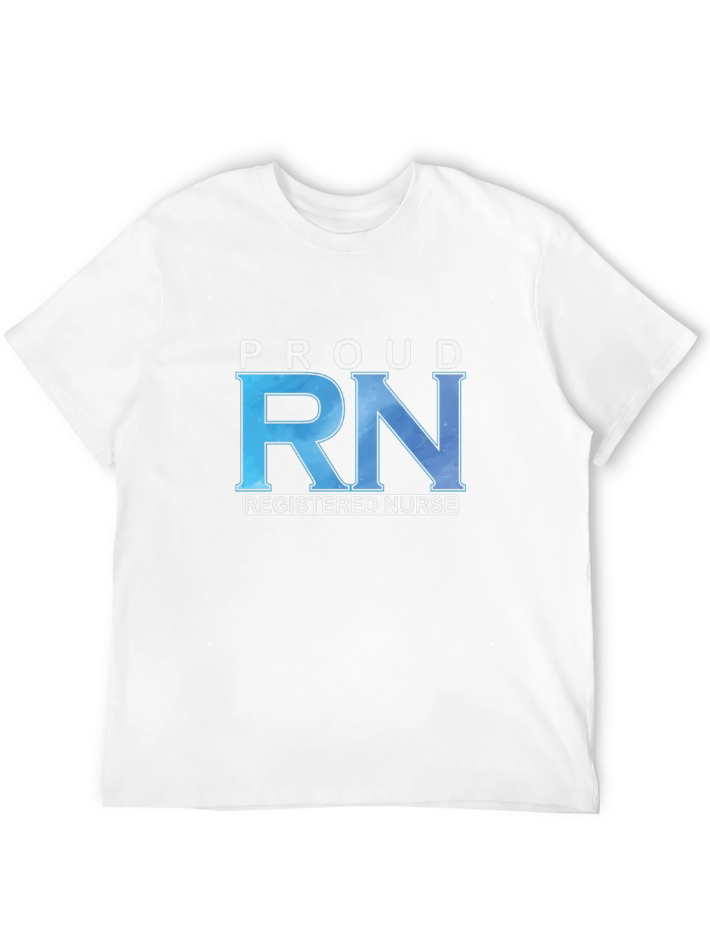 Proud RN Registered Nurse Black T-Shirt