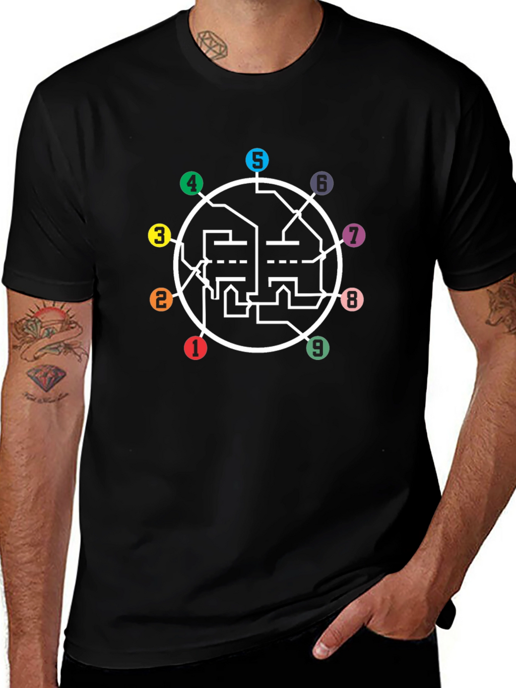 Retro Tube Amp Circuit T-Shirt - Musician Gift