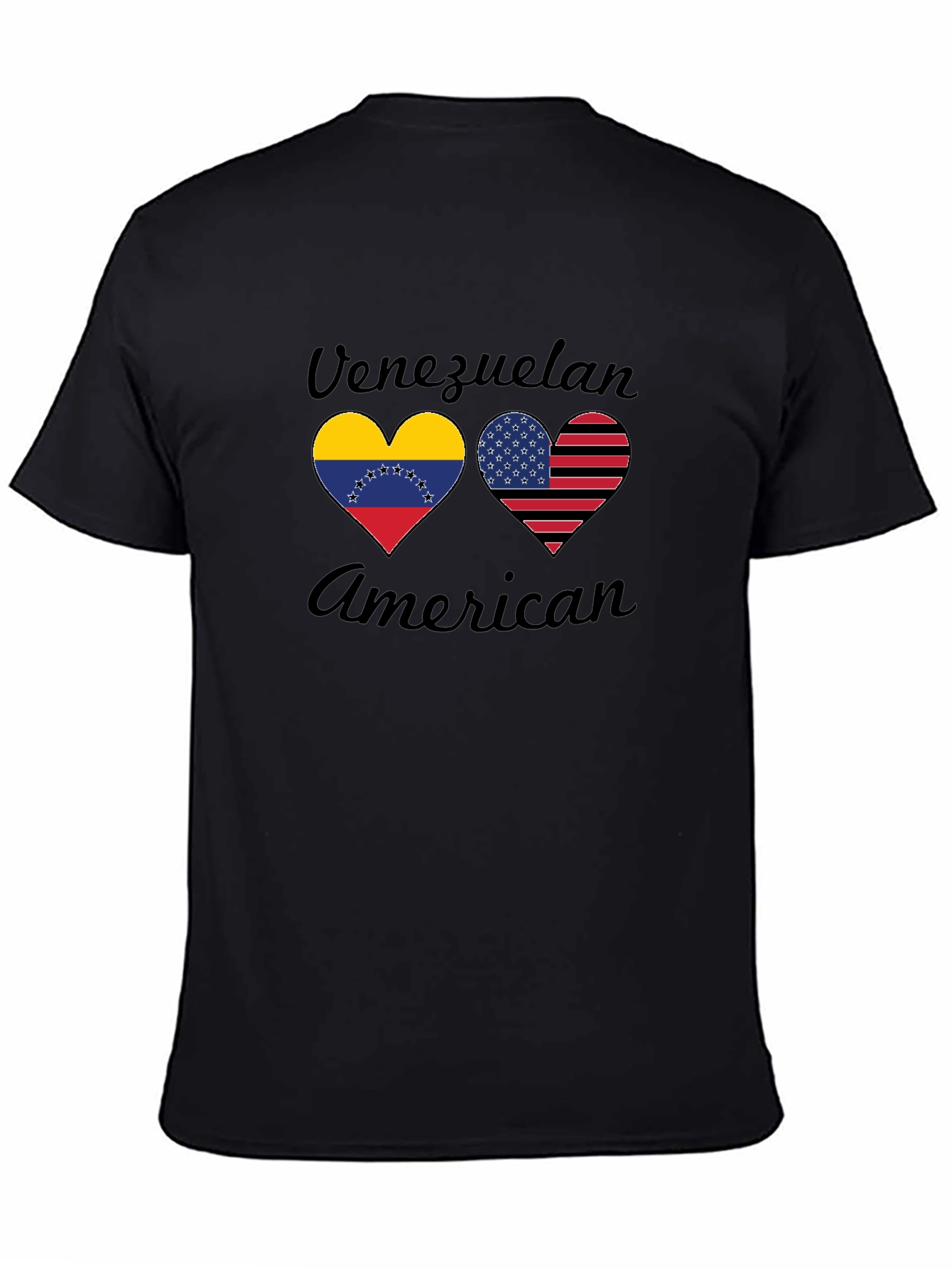Venezuelan American Flag Heart T-Shirt