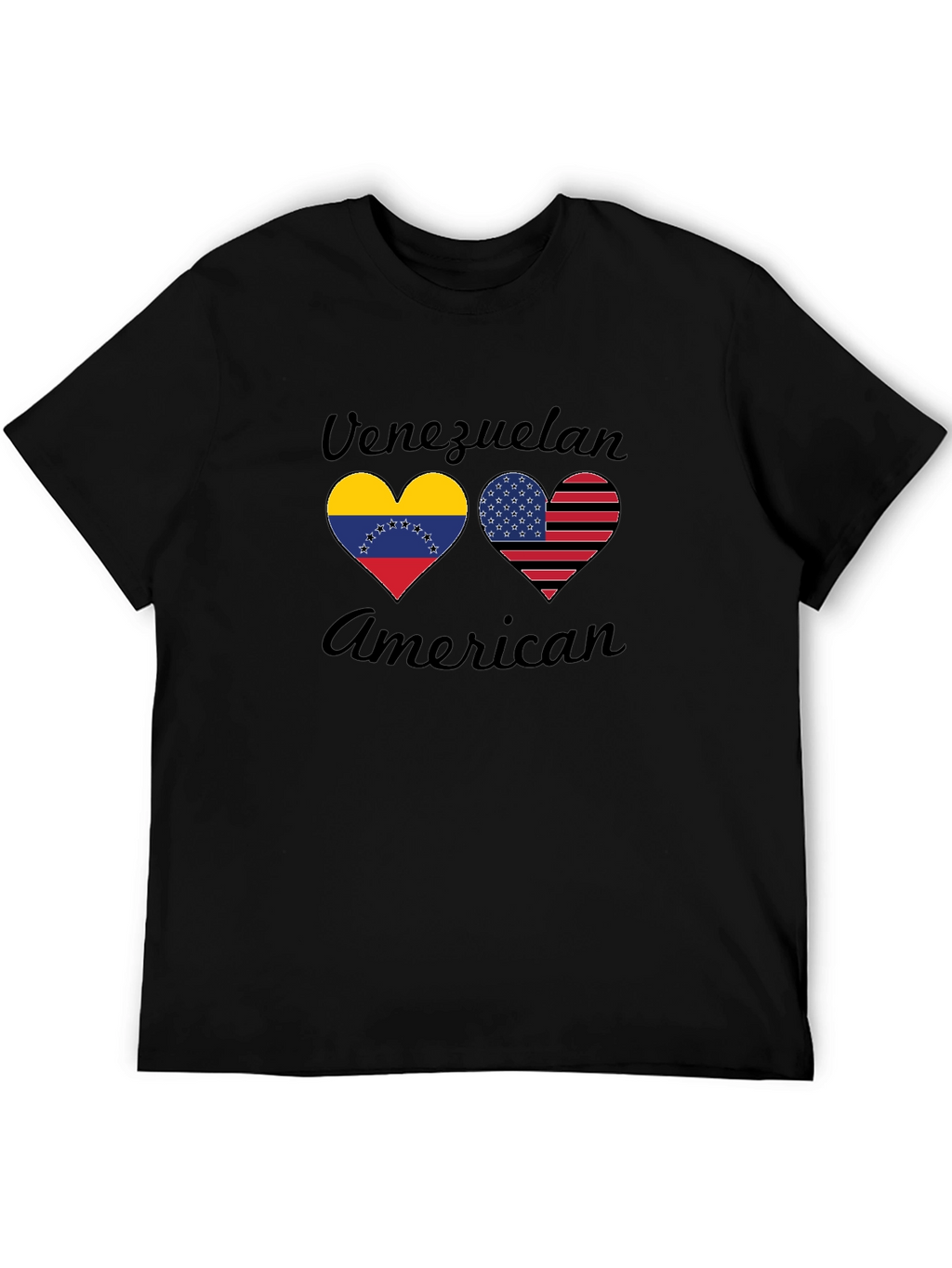 Venezuelan American Flag Heart T-Shirt