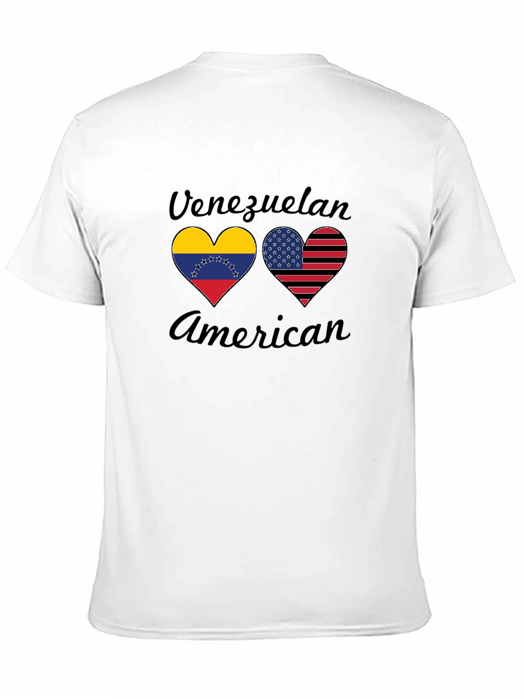 Venezuelan American Flag Heart T-Shirt