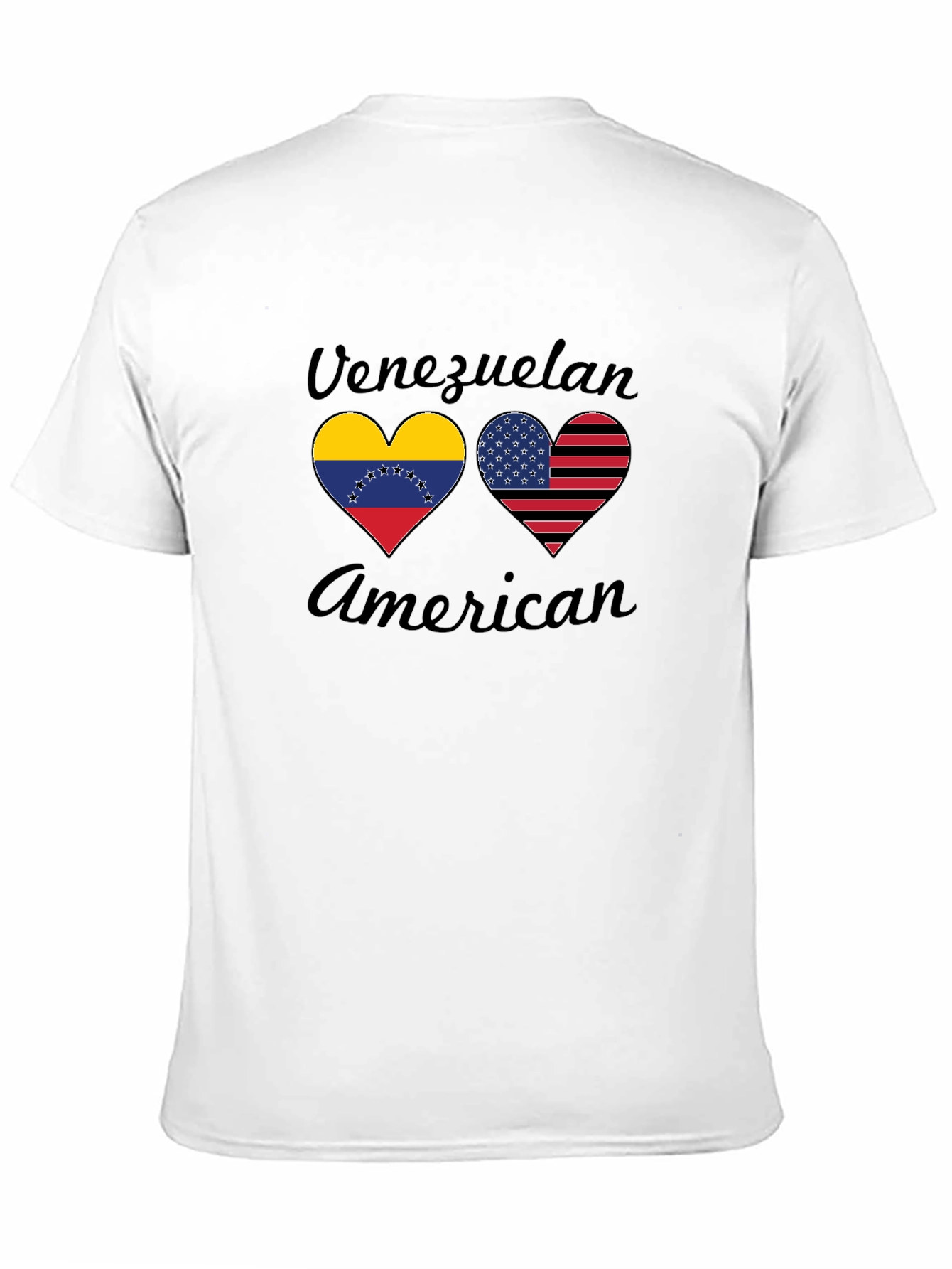 Venezuelan American Flag Heart T-Shirt