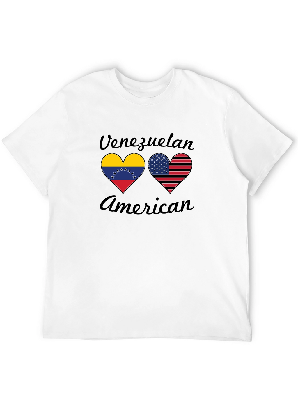 Venezuelan American Flag Heart T-Shirt
