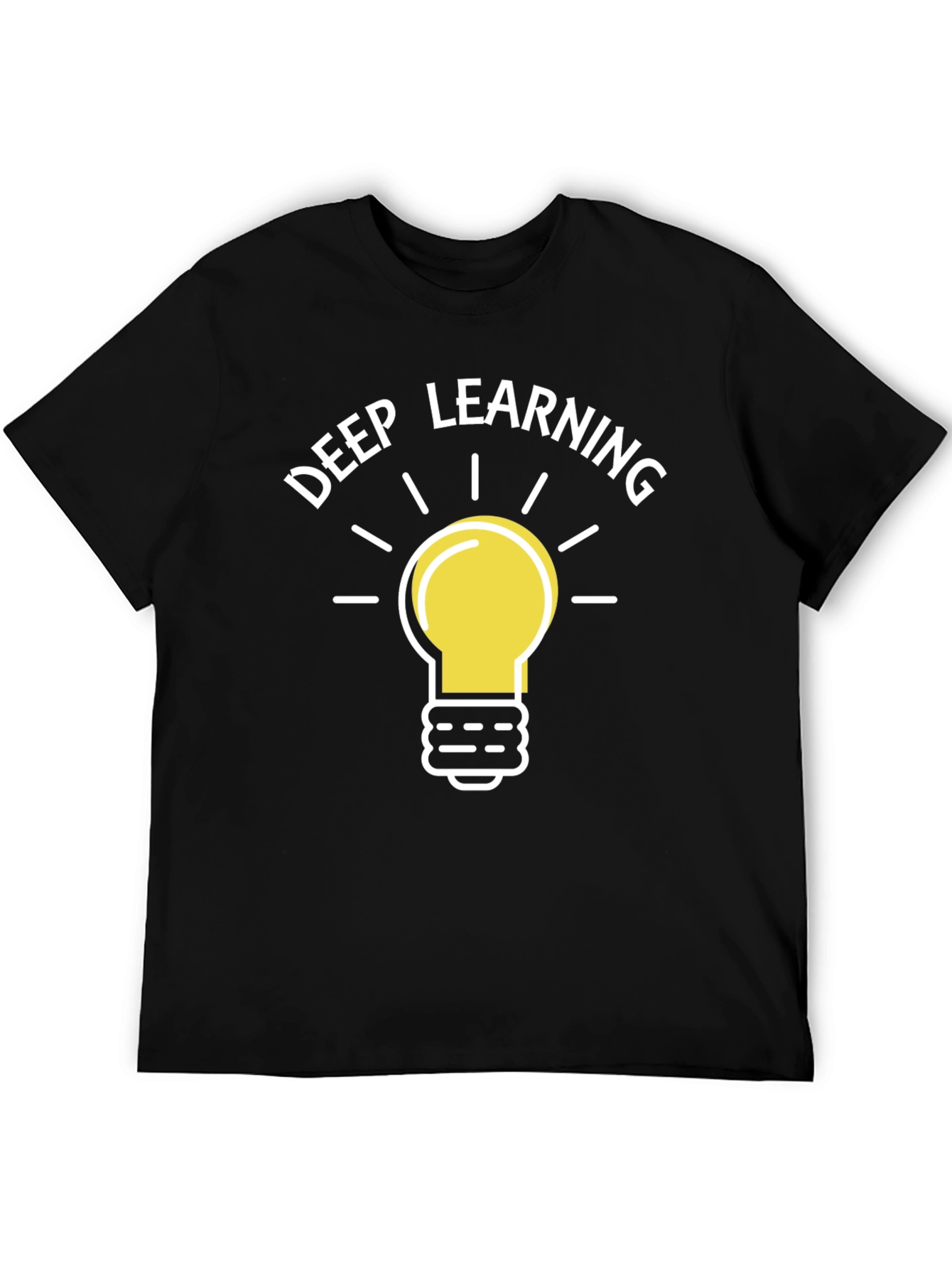 Deep Learning Lightbulb Graphic T-Shirt