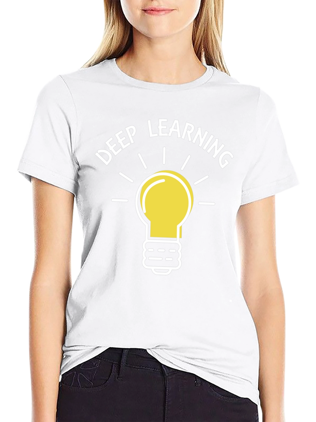 Deep Learning Lightbulb Graphic T-Shirt