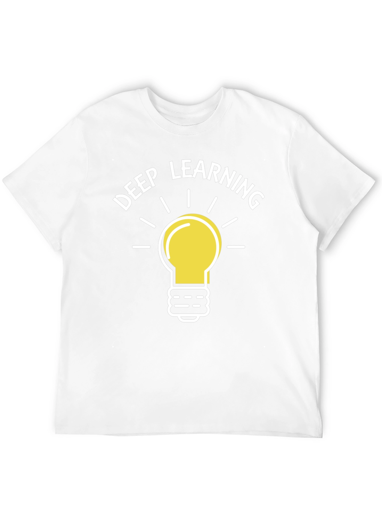 Deep Learning Lightbulb Graphic T-Shirt