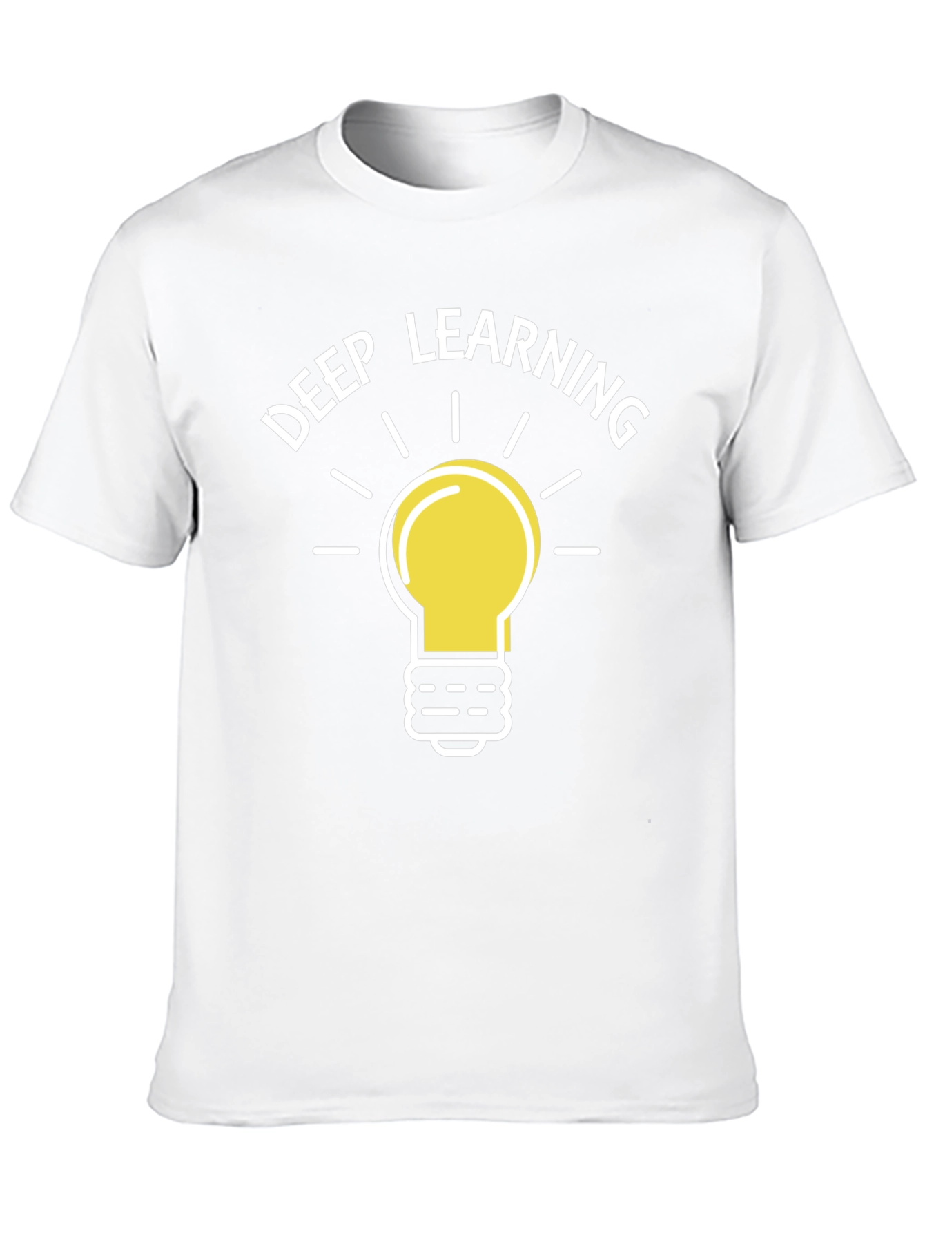 Deep Learning Lightbulb Graphic T-Shirt