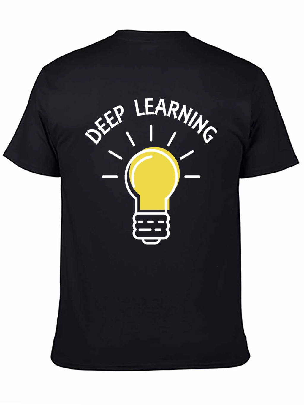 Deep Learning Lightbulb Graphic T-Shirt