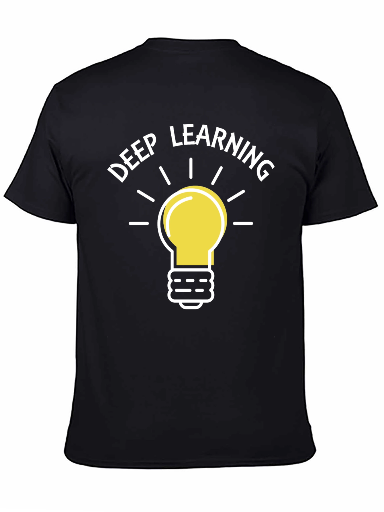 Deep Learning Lightbulb Graphic T-Shirt