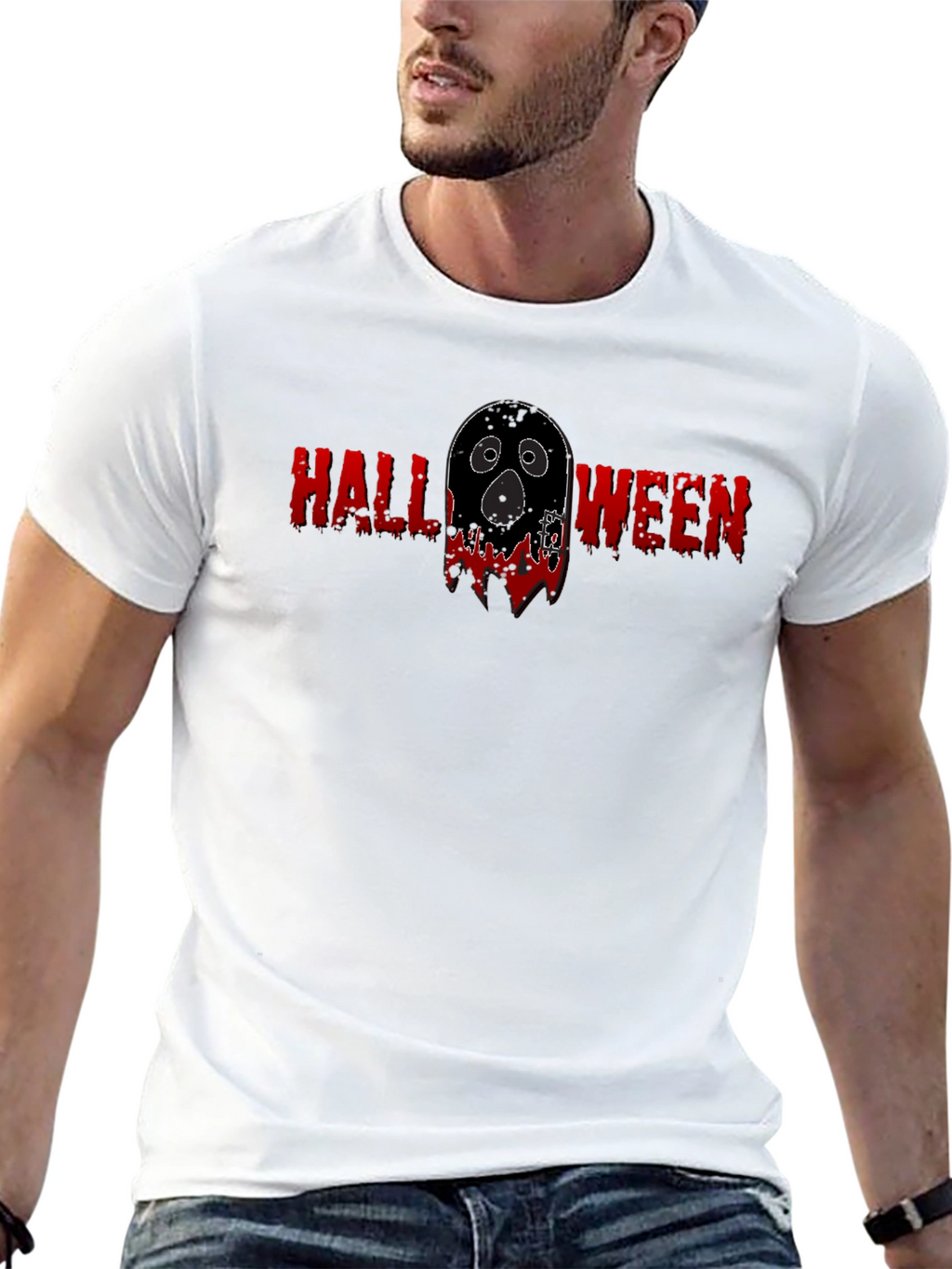 Halloween Ghost T-Shirt - Spooky Season Style