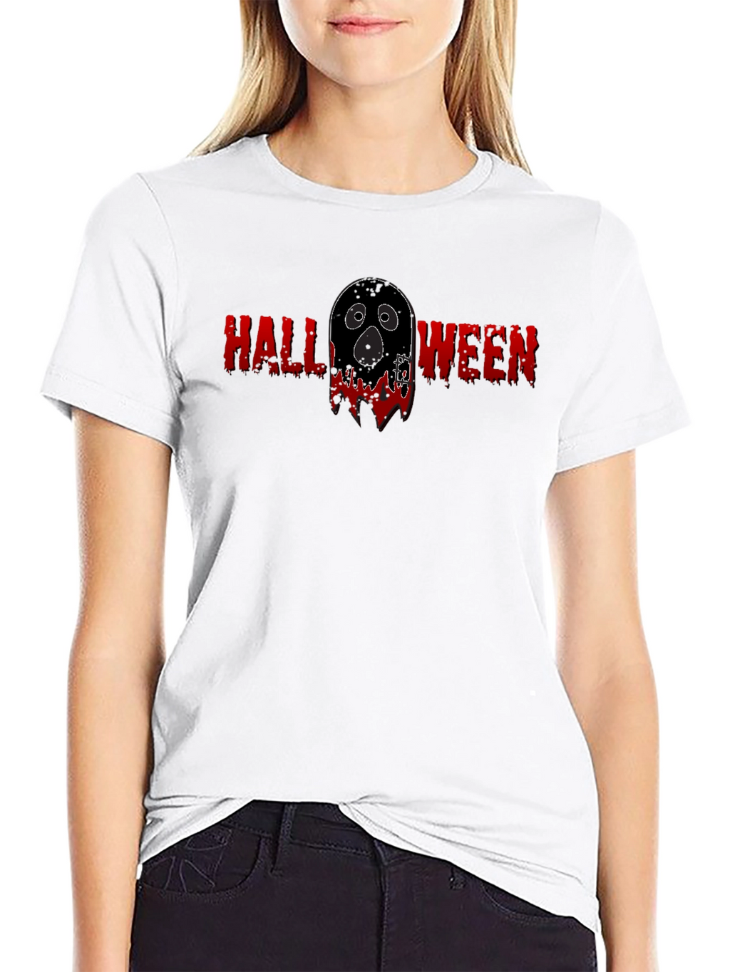 Halloween Ghost T-Shirt - Spooky Season Style