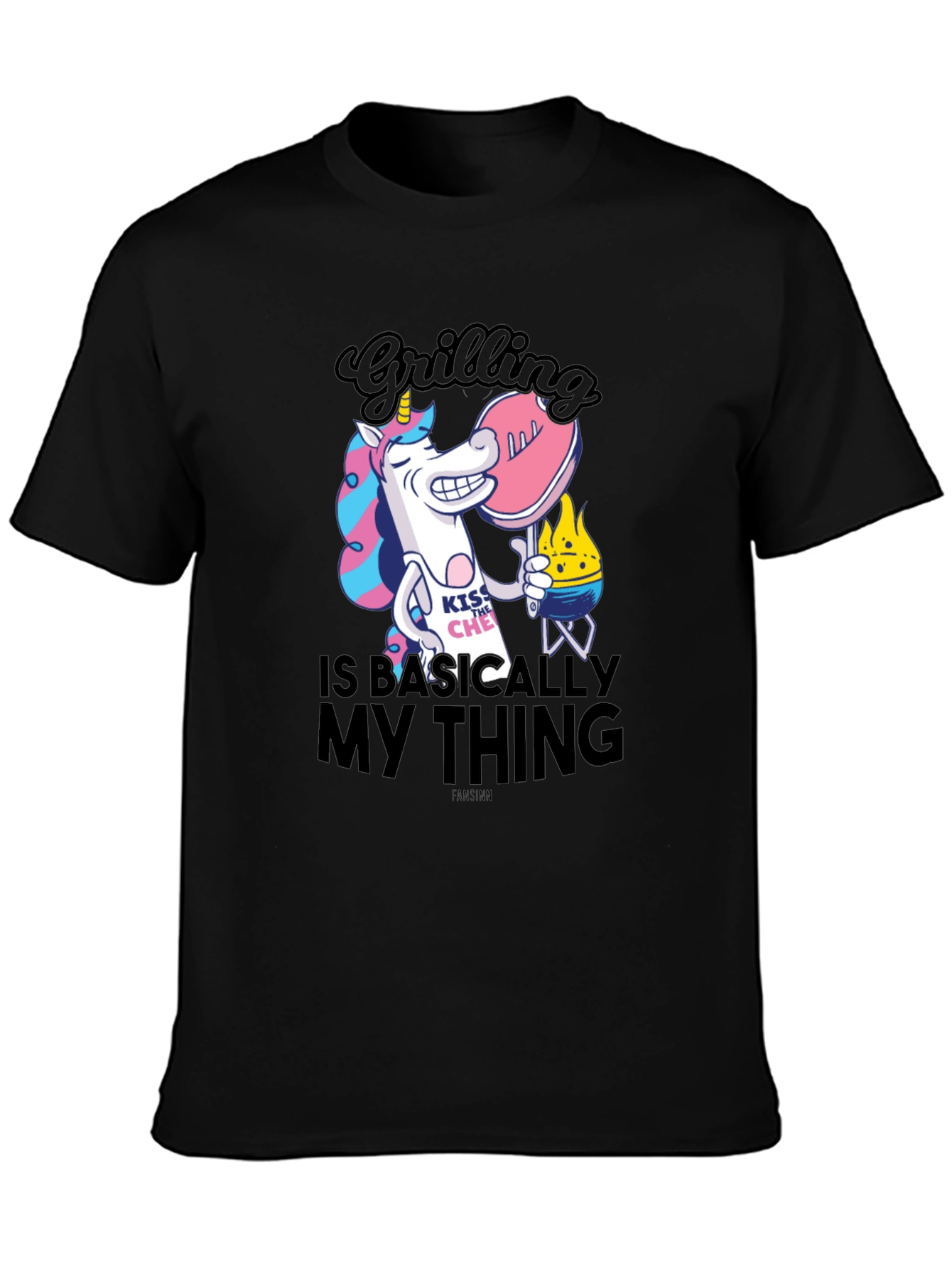 Funny Grilling Unicorn T-Shirt for BBQ Lovers