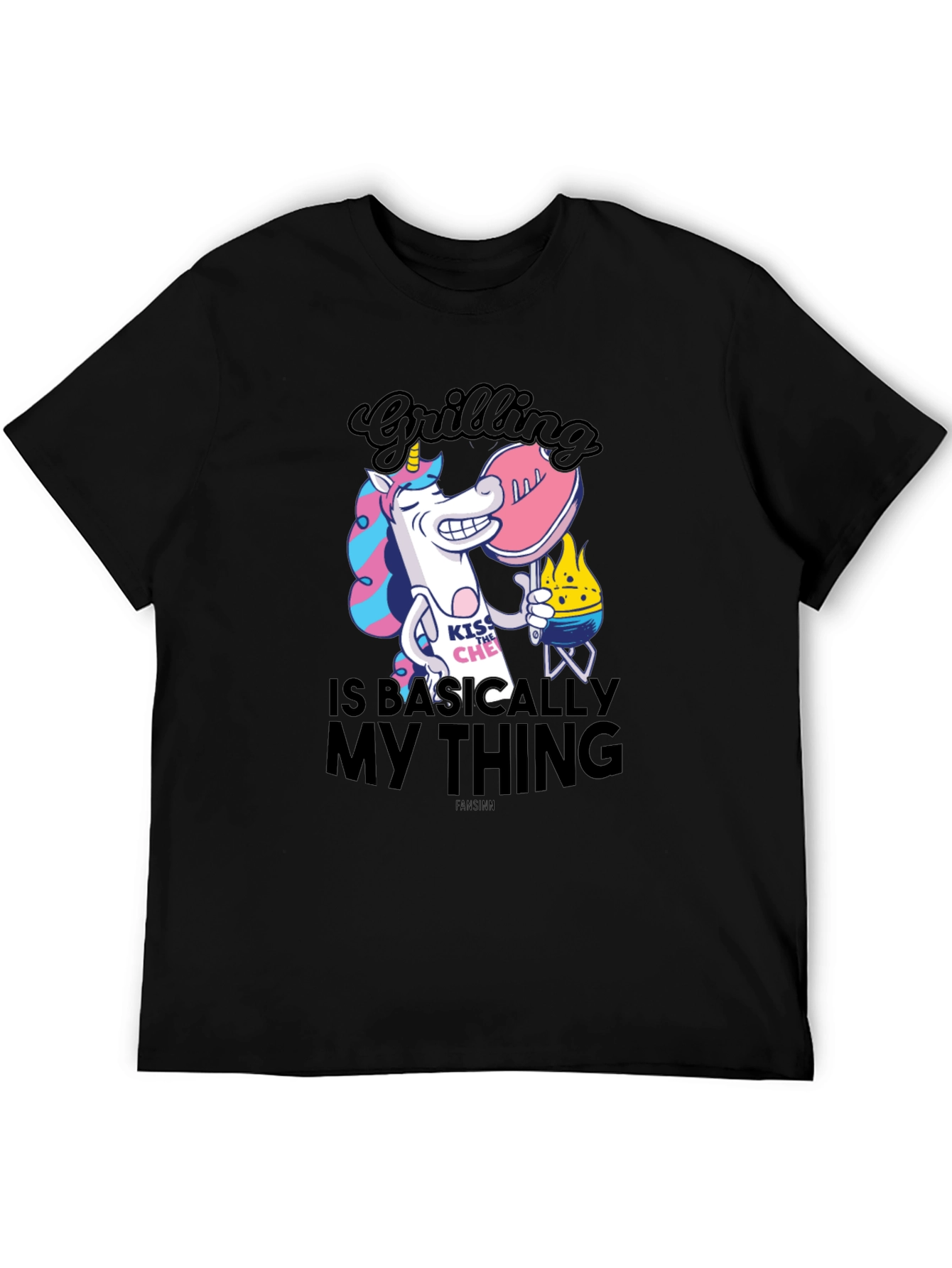 Funny Grilling Unicorn T-Shirt for BBQ Lovers