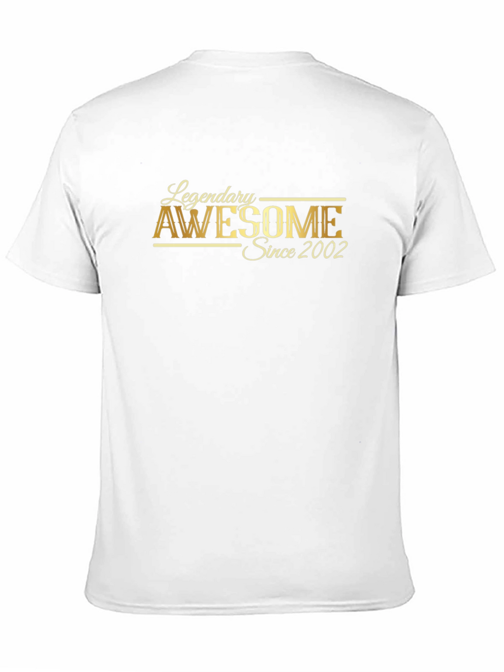 Legendary Awesome Since 2002 Black T-Shirt