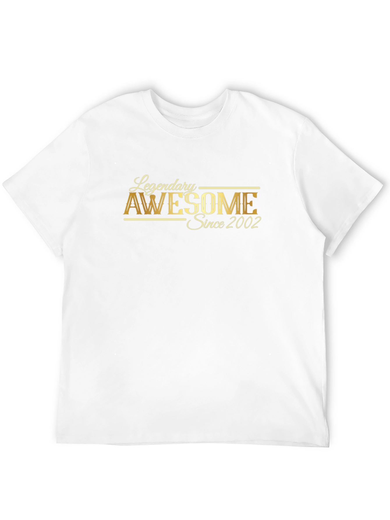 Legendary Awesome Since 2002 Black T-Shirt