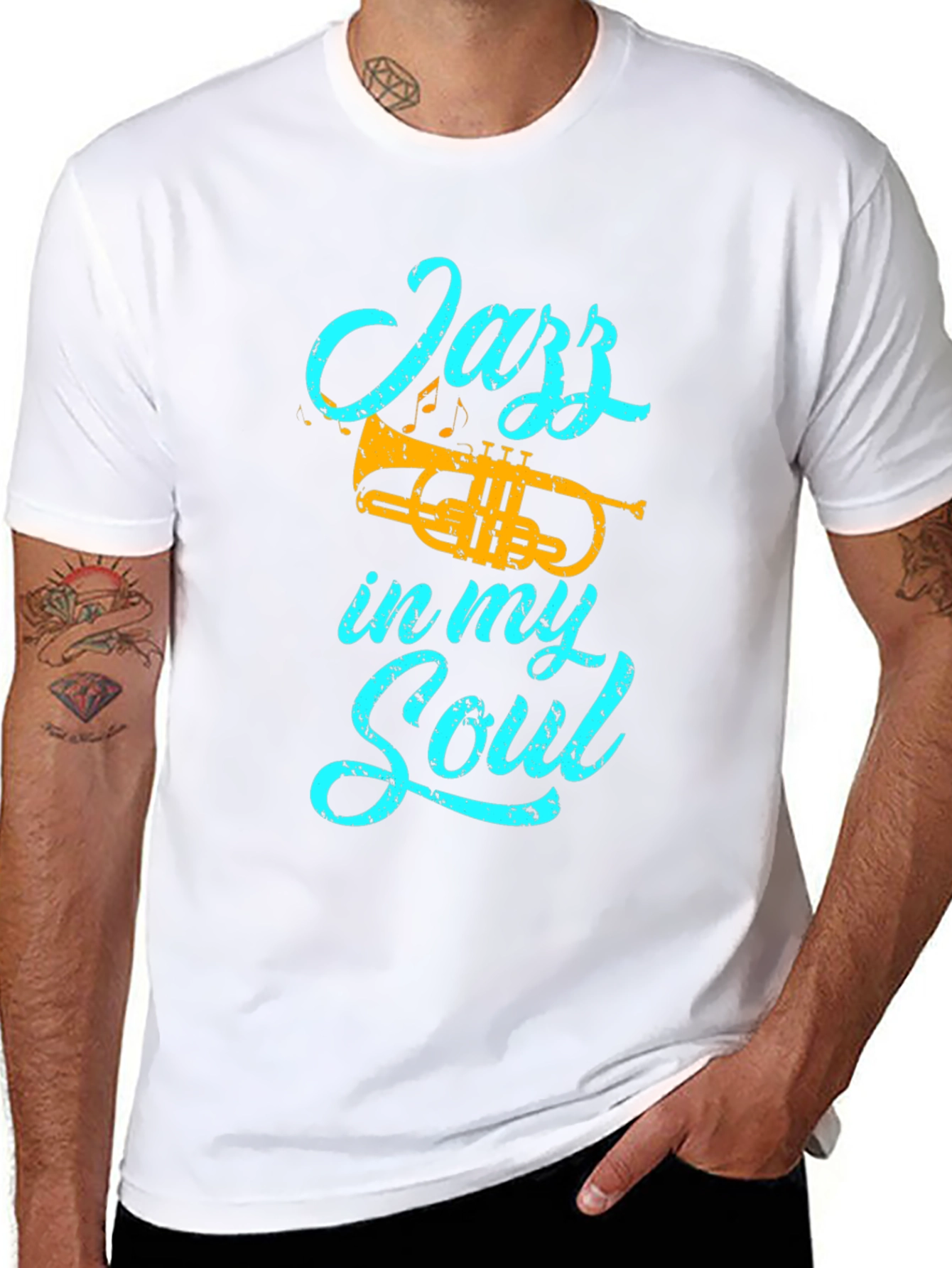 Jazz in My Soul Graphic T-Shirt - Music Lover Tee