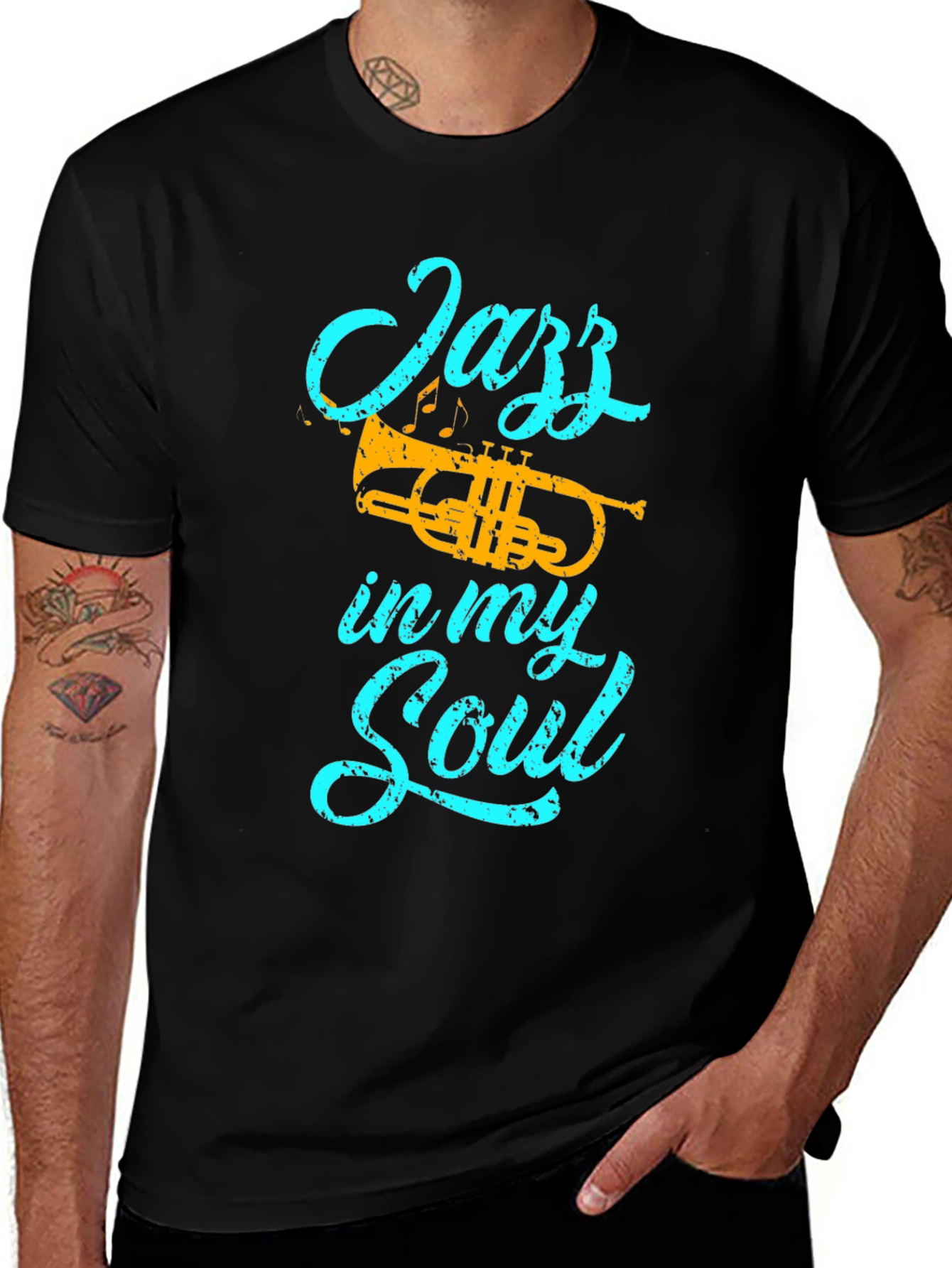 Jazz in My Soul Graphic T-Shirt - Music Lover Tee