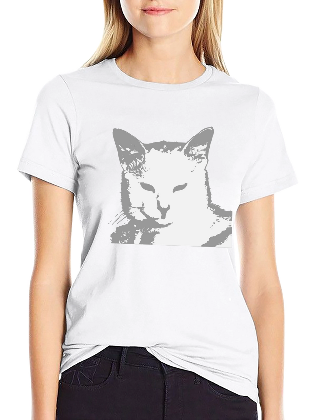 Cool Cat Graphic Tee - Black Unisex Shirt