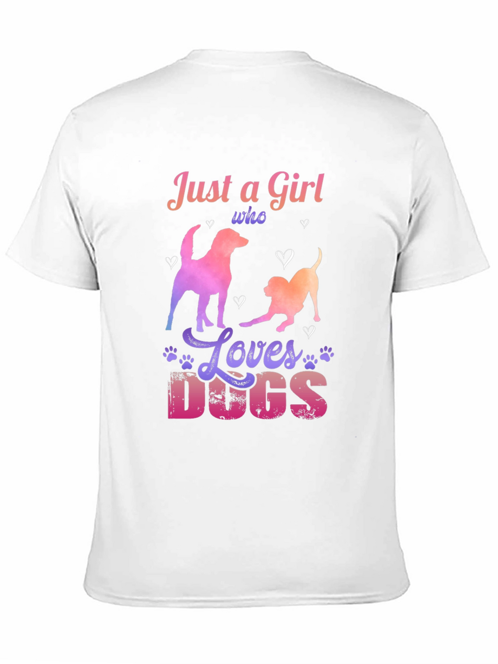 Just a Girl Who Loves Dogs Graphic Tee