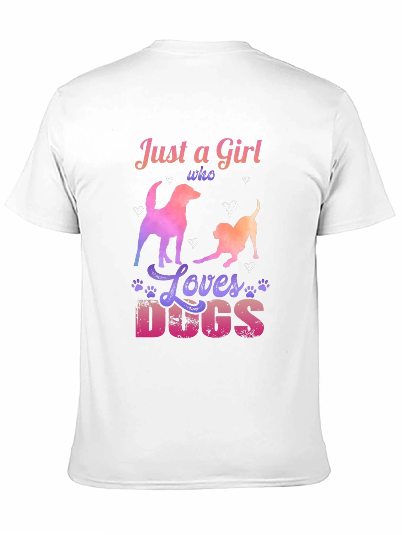 Just a Girl Who Loves Dogs Graphic Tee