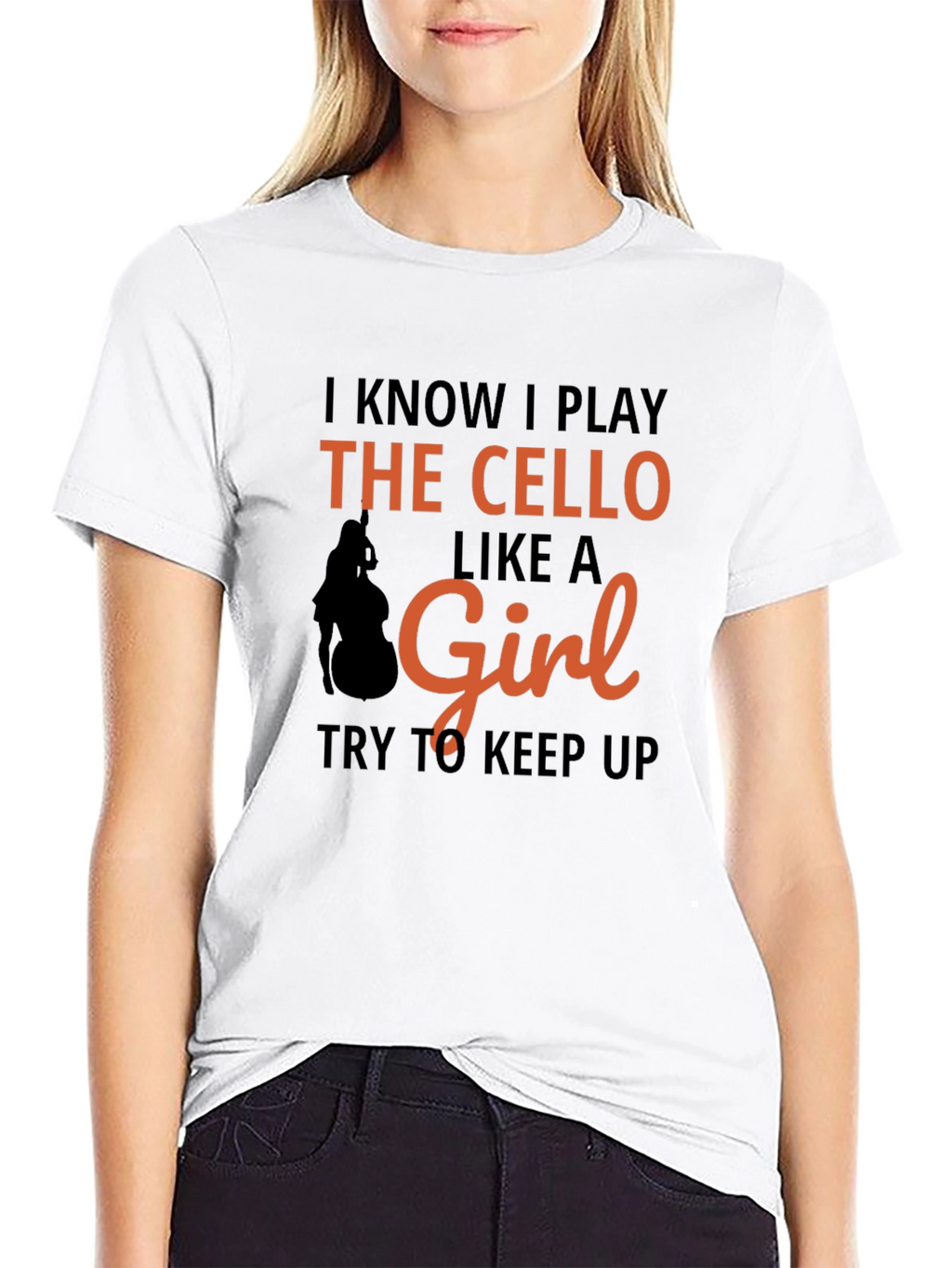 Cello Player Like A Girl T-Shirt